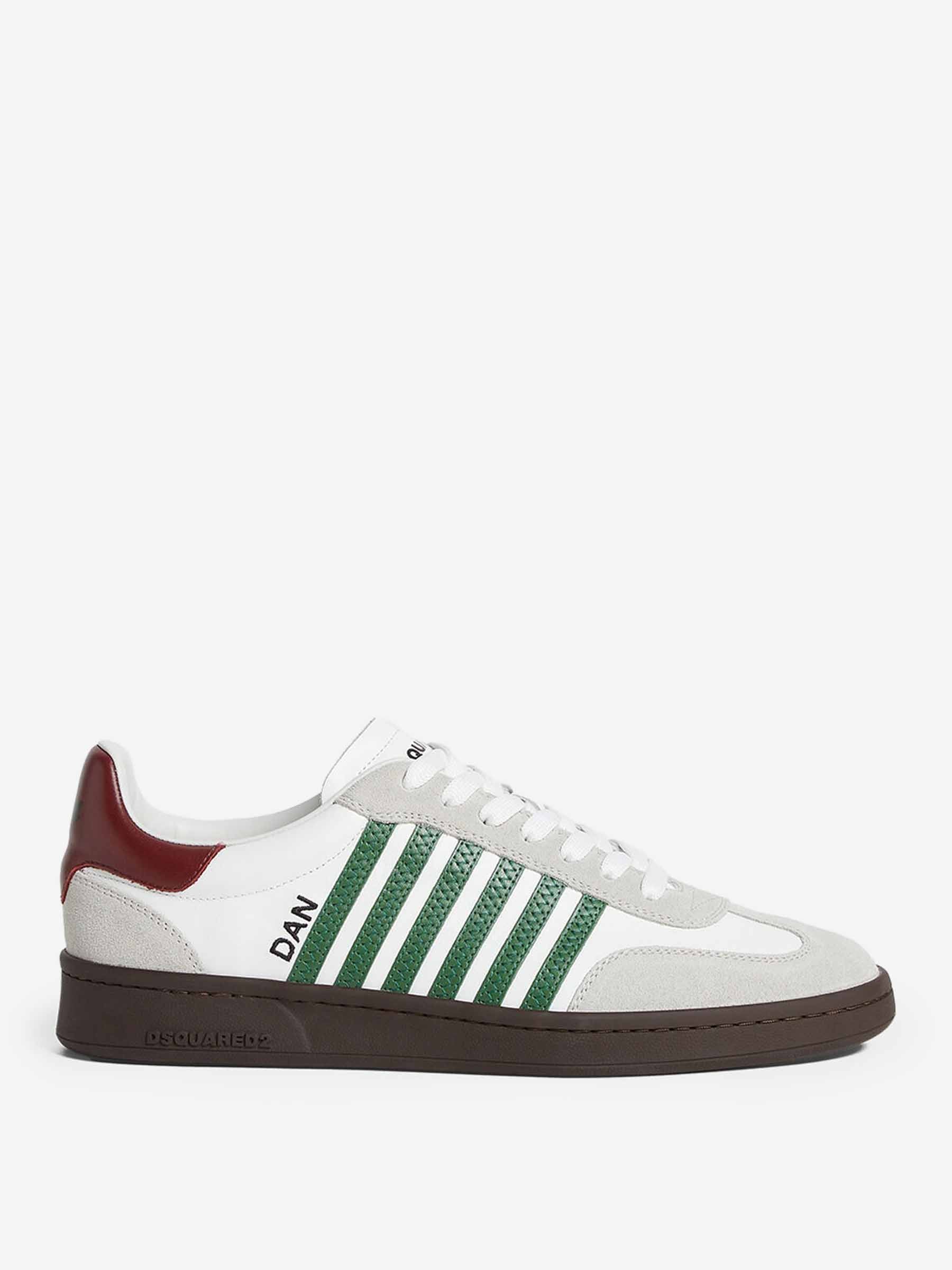 Outlet online Dsquared2 Hombre Zapatillas Boxer color Blanco sku 616-003186 01 - Foto 1