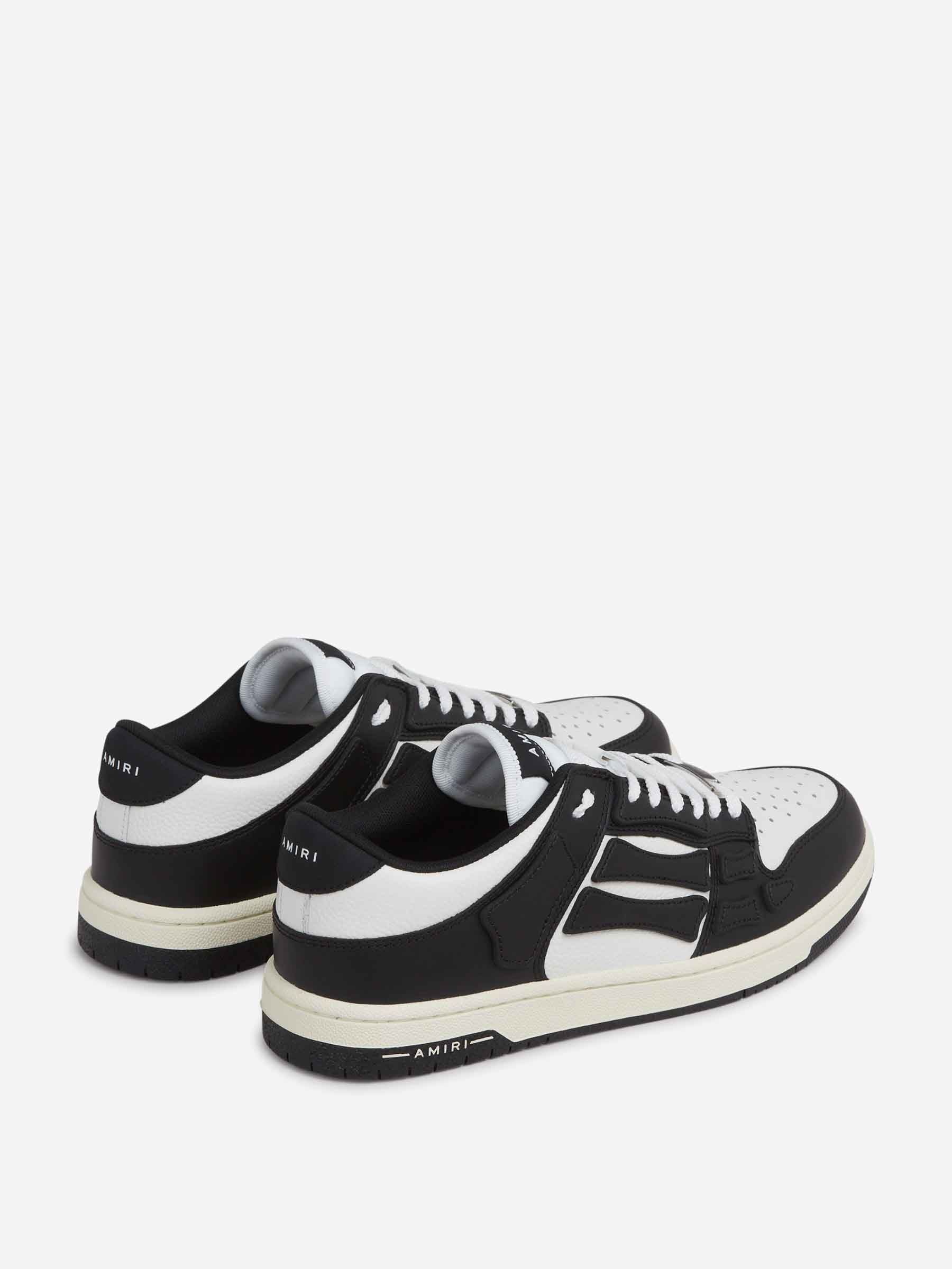 Outlet online Amiri Hombre Zapatillas Skel Top Low color Blanco Y Negro sku 616-003230 01 - Foto 3