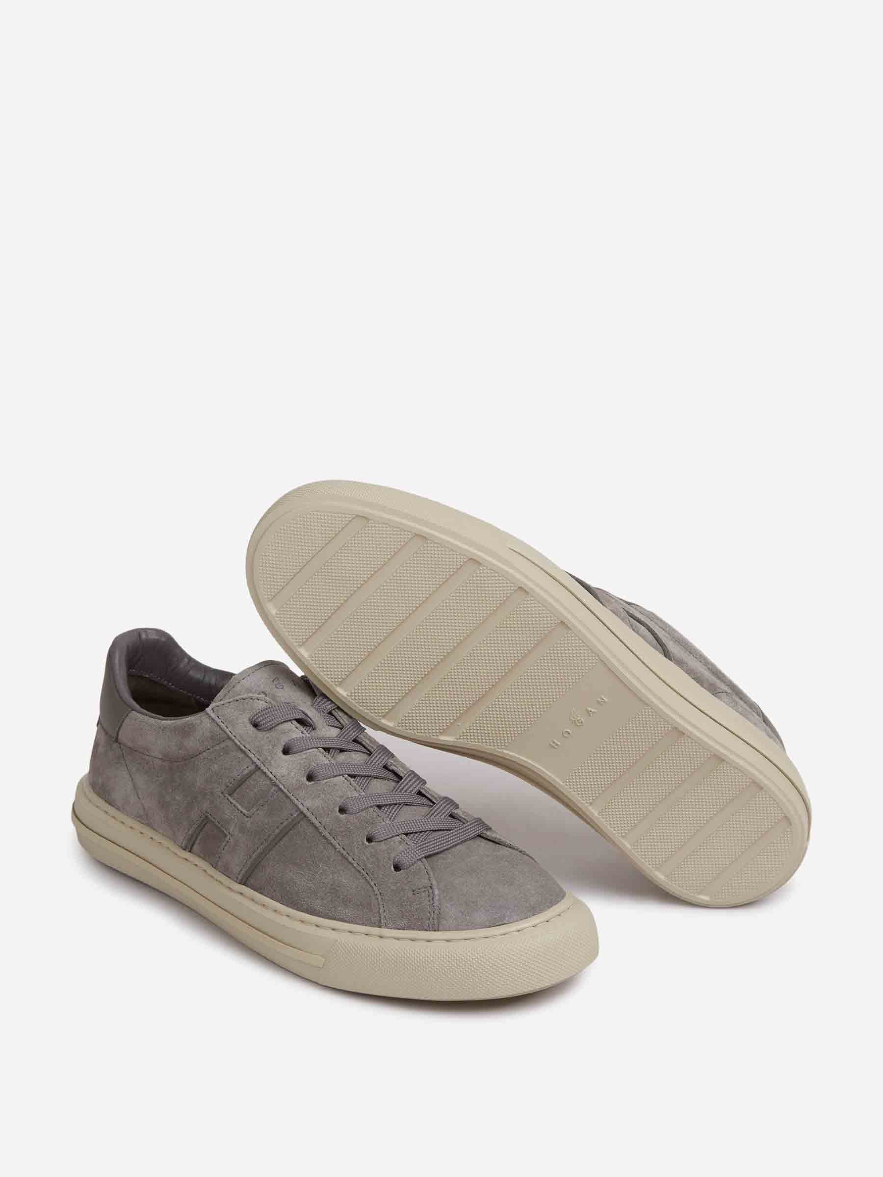 Hogan Hombre Barcelona Sneakers H691 color Gris sku 616-003236 01 - Foto 4