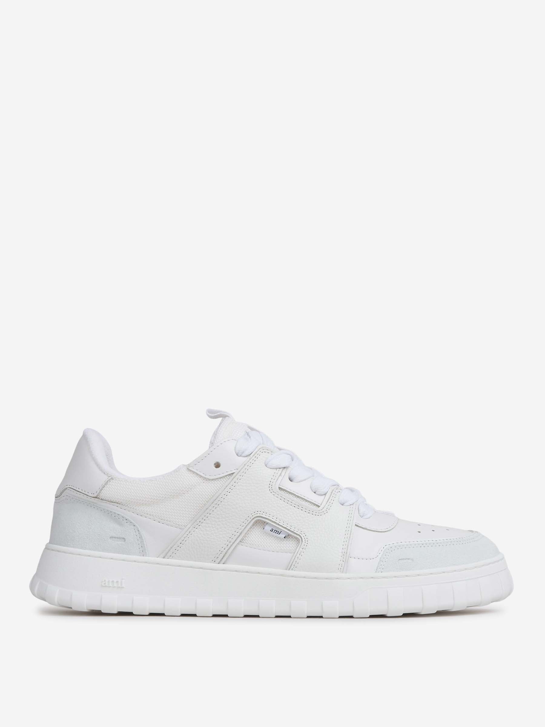 Outlet online Ami Paris Hombre Zapatillas Bajas Piel color Blanco sku 616-003251 01 - Foto 1