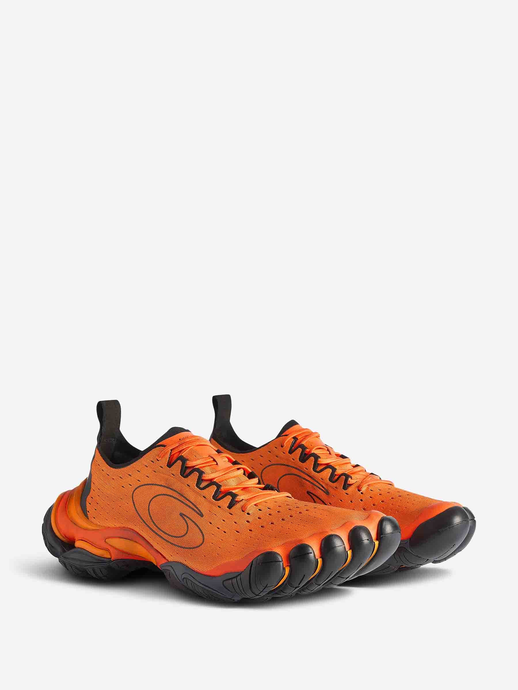 Outlet online Balenciaga Hombre Zapatillas Anatomic Runner color Naranja sku 616-003258 01 - Foto 2