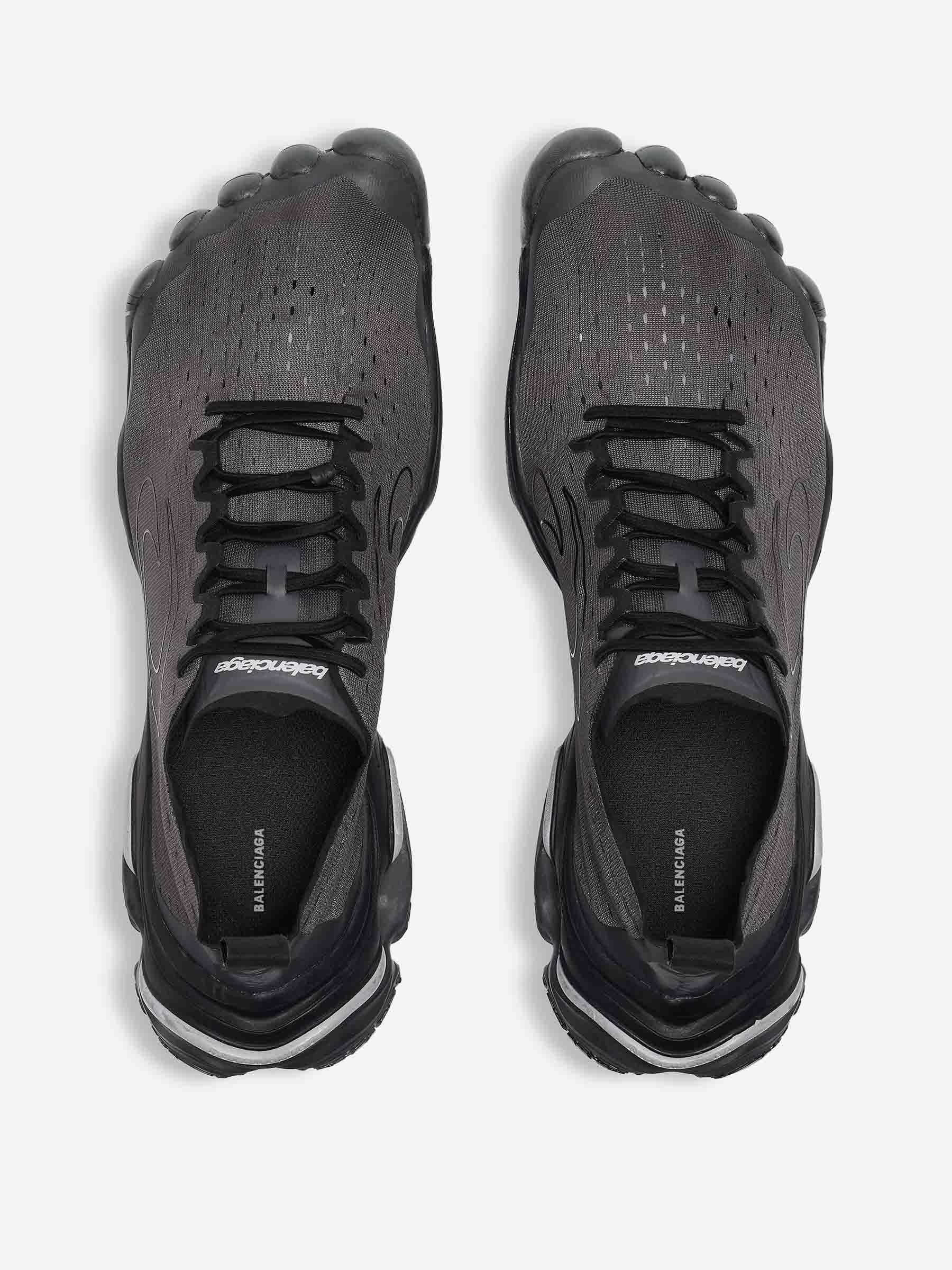 Outlet online Balenciaga Hombre Zapatillas Anatomic Runner color Gris Antracita sku 616-003258 03 - Foto 3