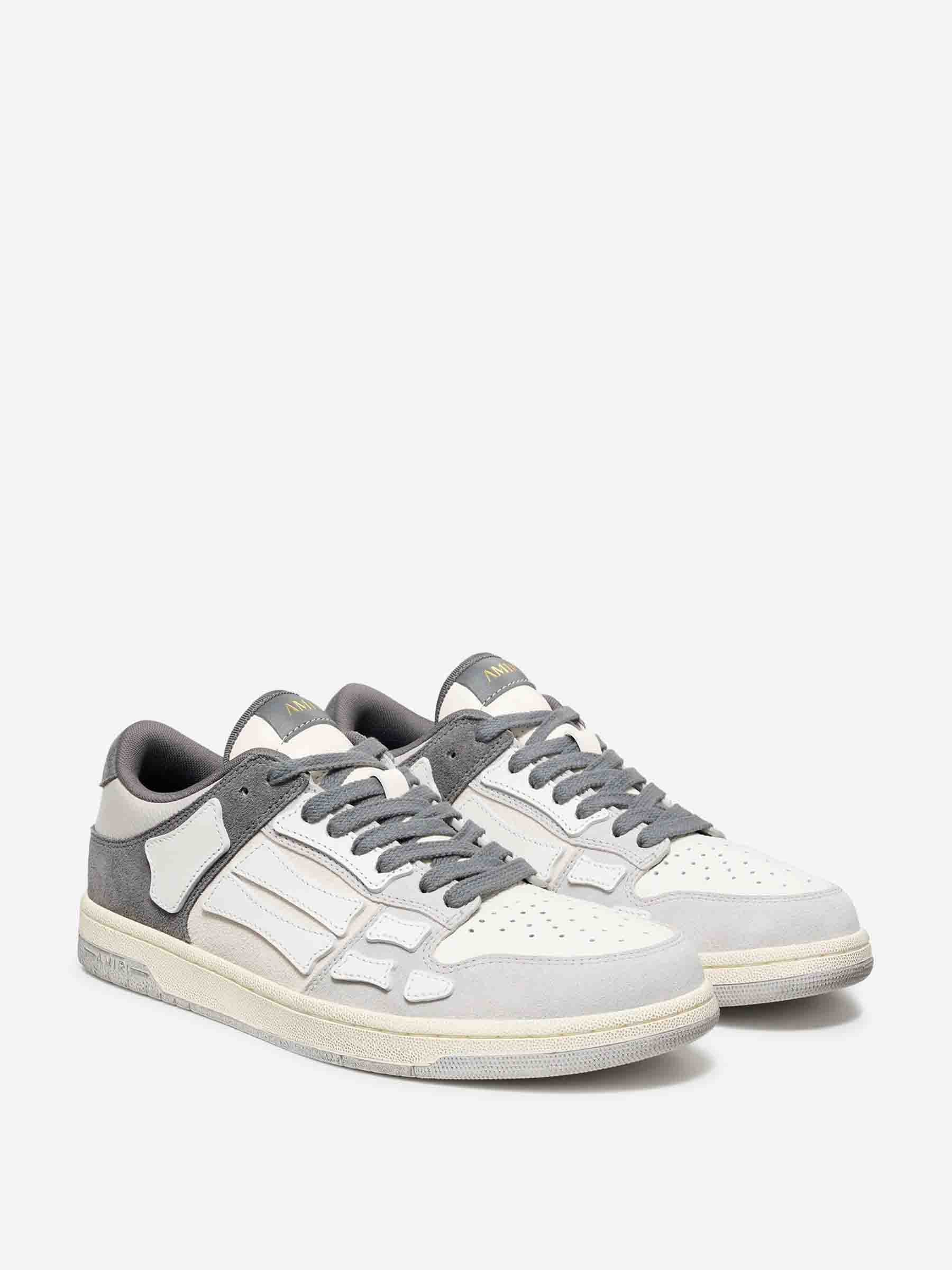 Outlet online Amiri Hombre Zapatillas Distressed Skel Top Low color Gris sku 616-003304 01 - Foto 2
