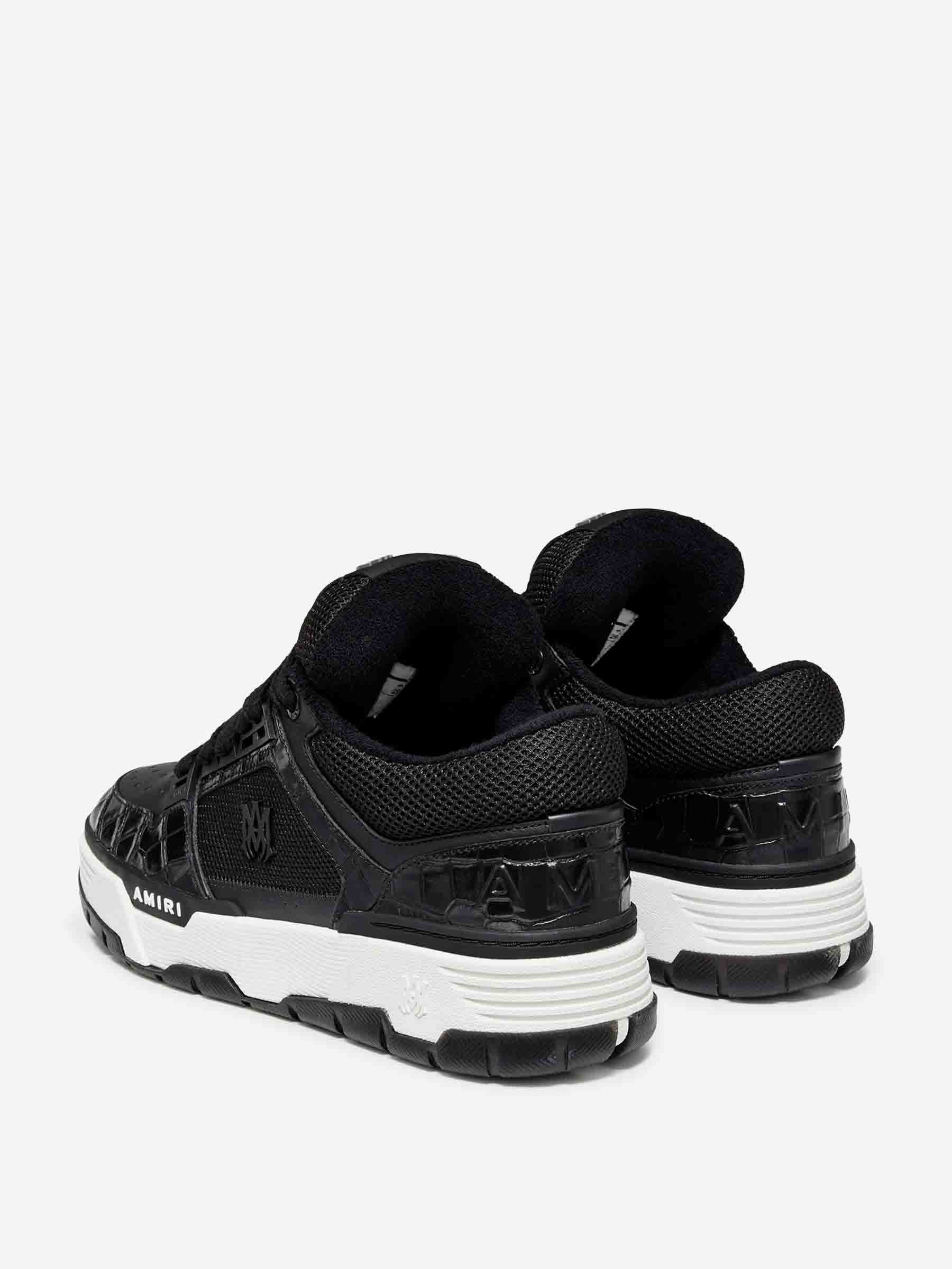 Outlet online Amiri Hombre Zapatillas Croc Debossed Ma-1 color Negro sku 616-003305 01 - Foto 3