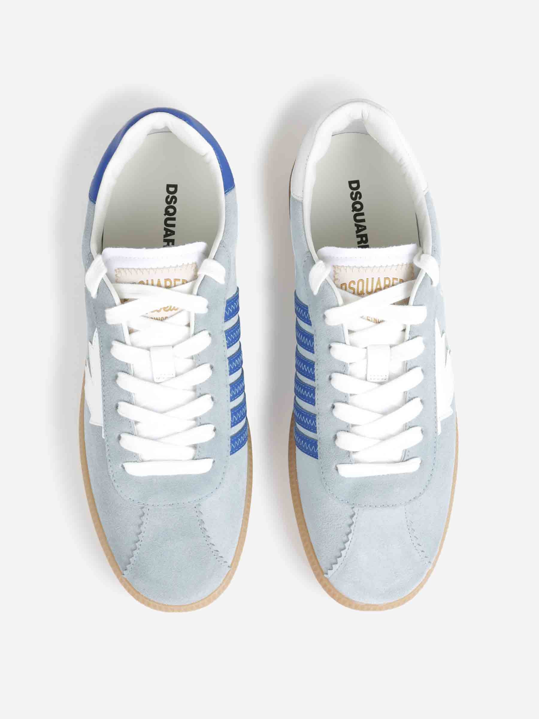 Dsquared2 Hombre Barcelona Sneakers Rebels color Azul Celeste sku 616-003350 01 - Foto 4