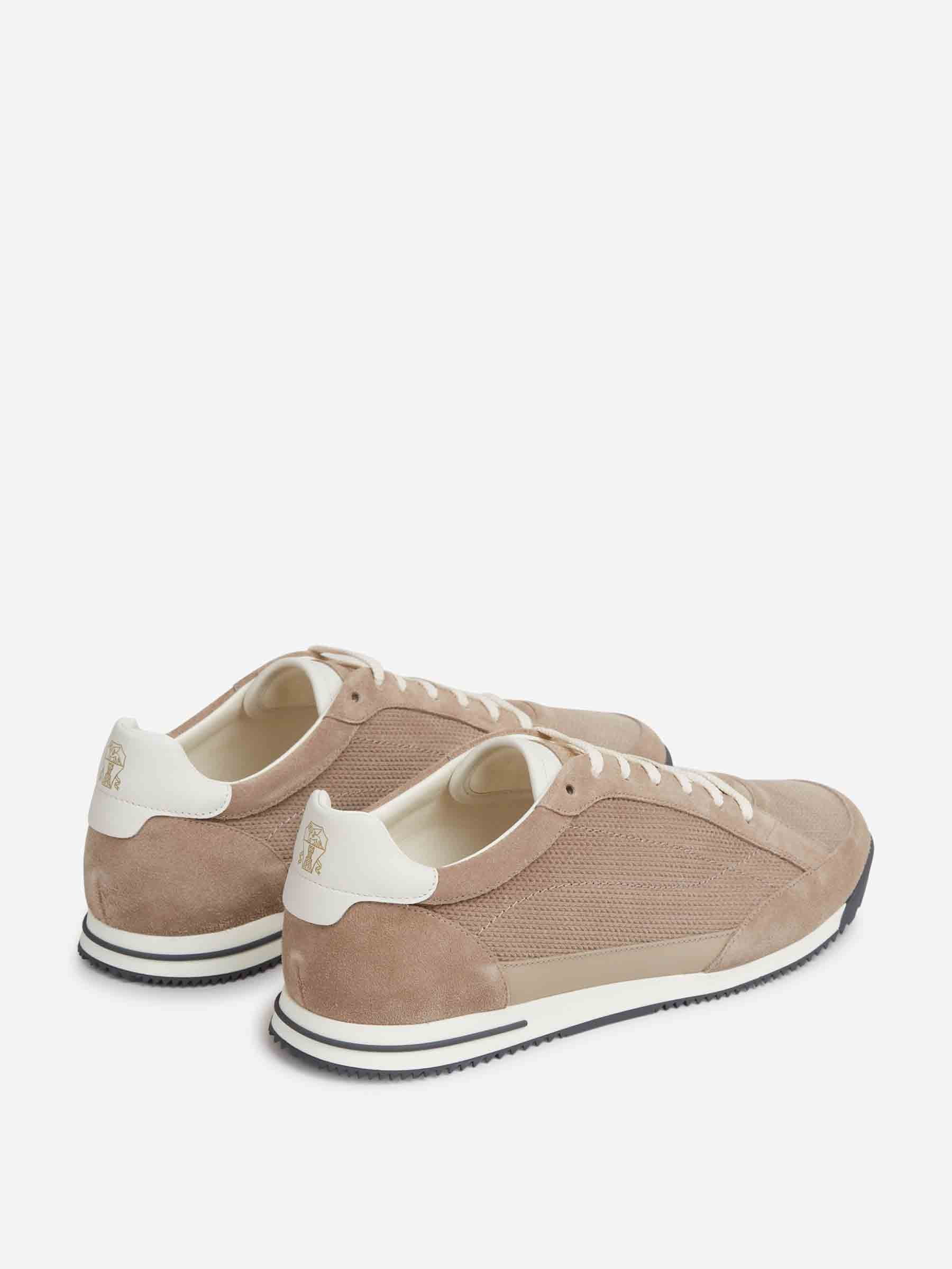 Brunello Cucinelli Hombre Barcelona Sneakers Piel color Taupe sku 616-003463 01 - Foto 3