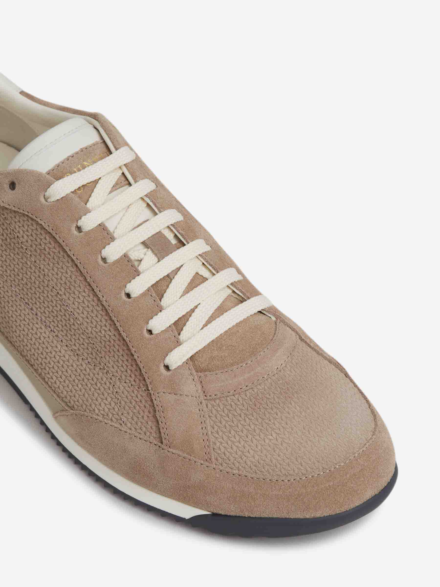 Brunello Cucinelli Hombre Barcelona Sneakers Piel color Taupe sku 616-003463 01 - Foto 5