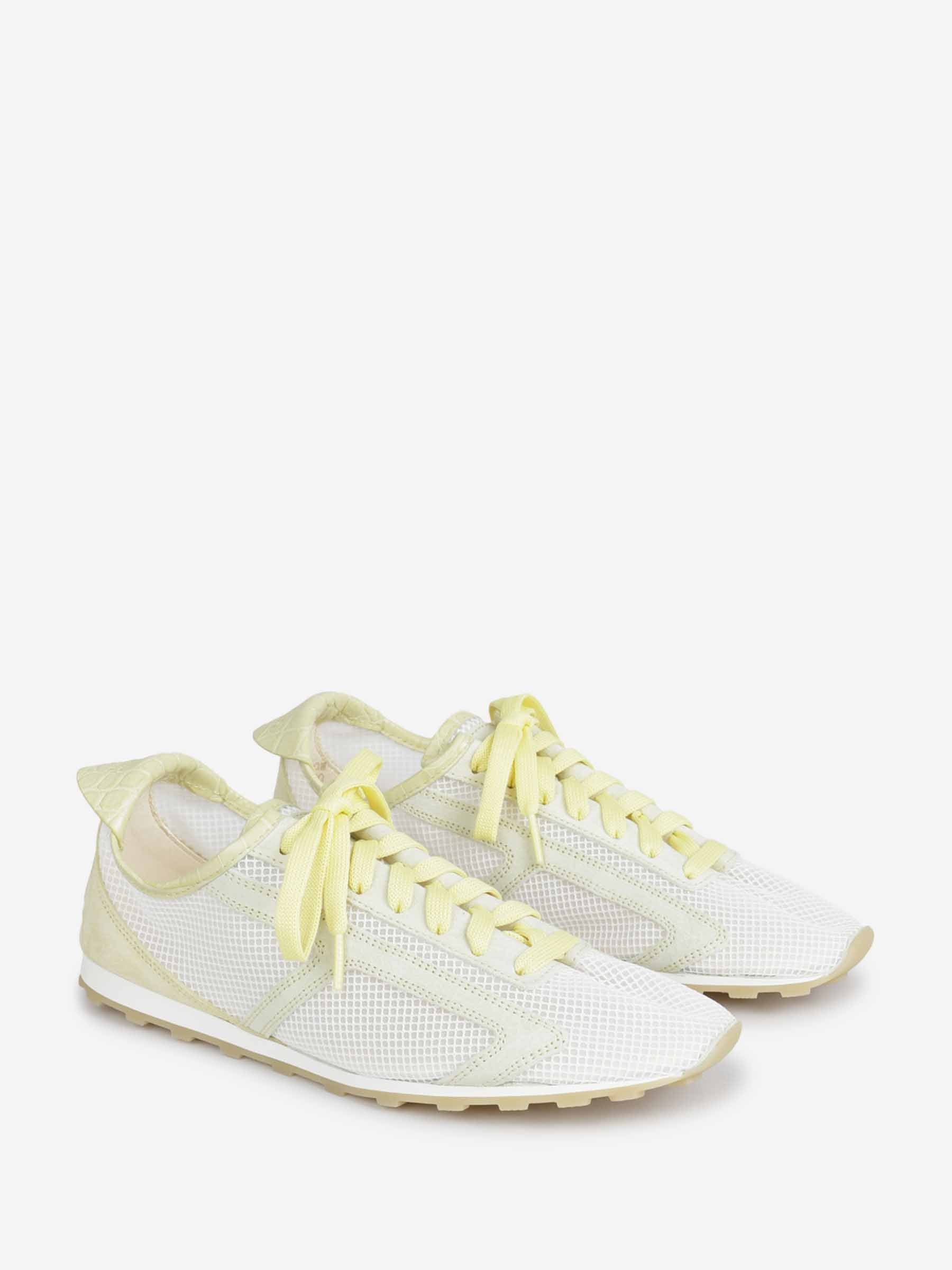 Jacquemus Hombre Barcelona Zapatillas Le Tennis color Amarillo Claro sku 616-003490 01 - Foto 2