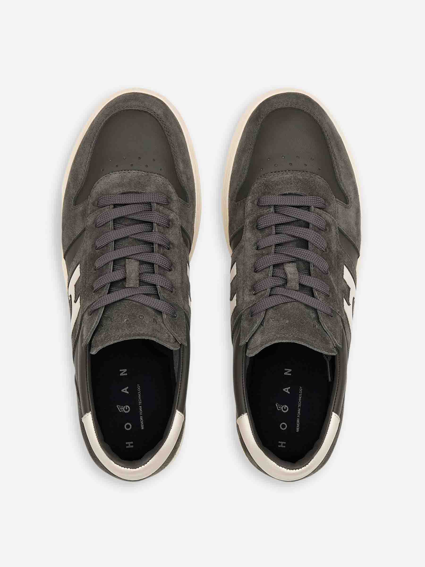 Hogan Hombre Barcelona Sneakers Hogan H-TV color Gris sku 616-003524 01 - Foto 4