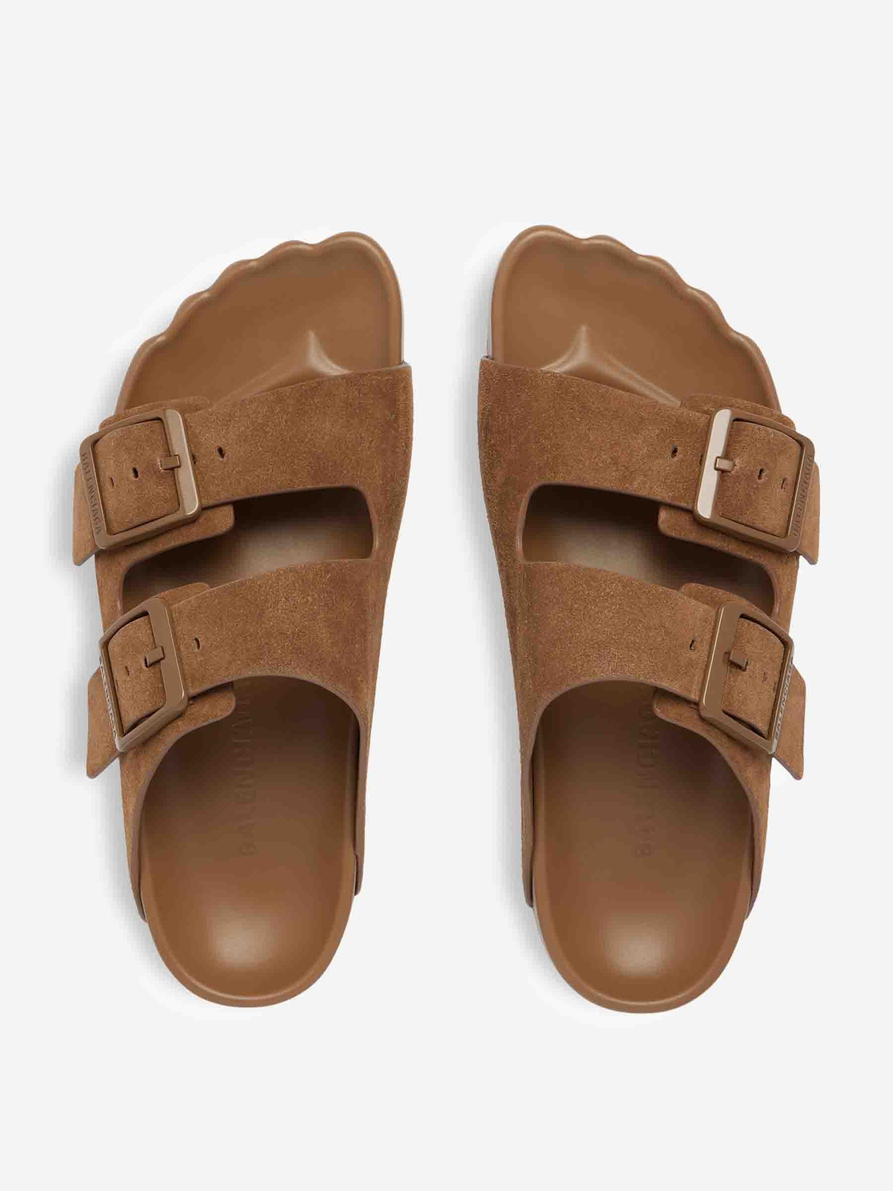 Outlet online Balenciaga Hombre Sandalias Sunday color Caramelo sku 617-000119 01 - Foto 4