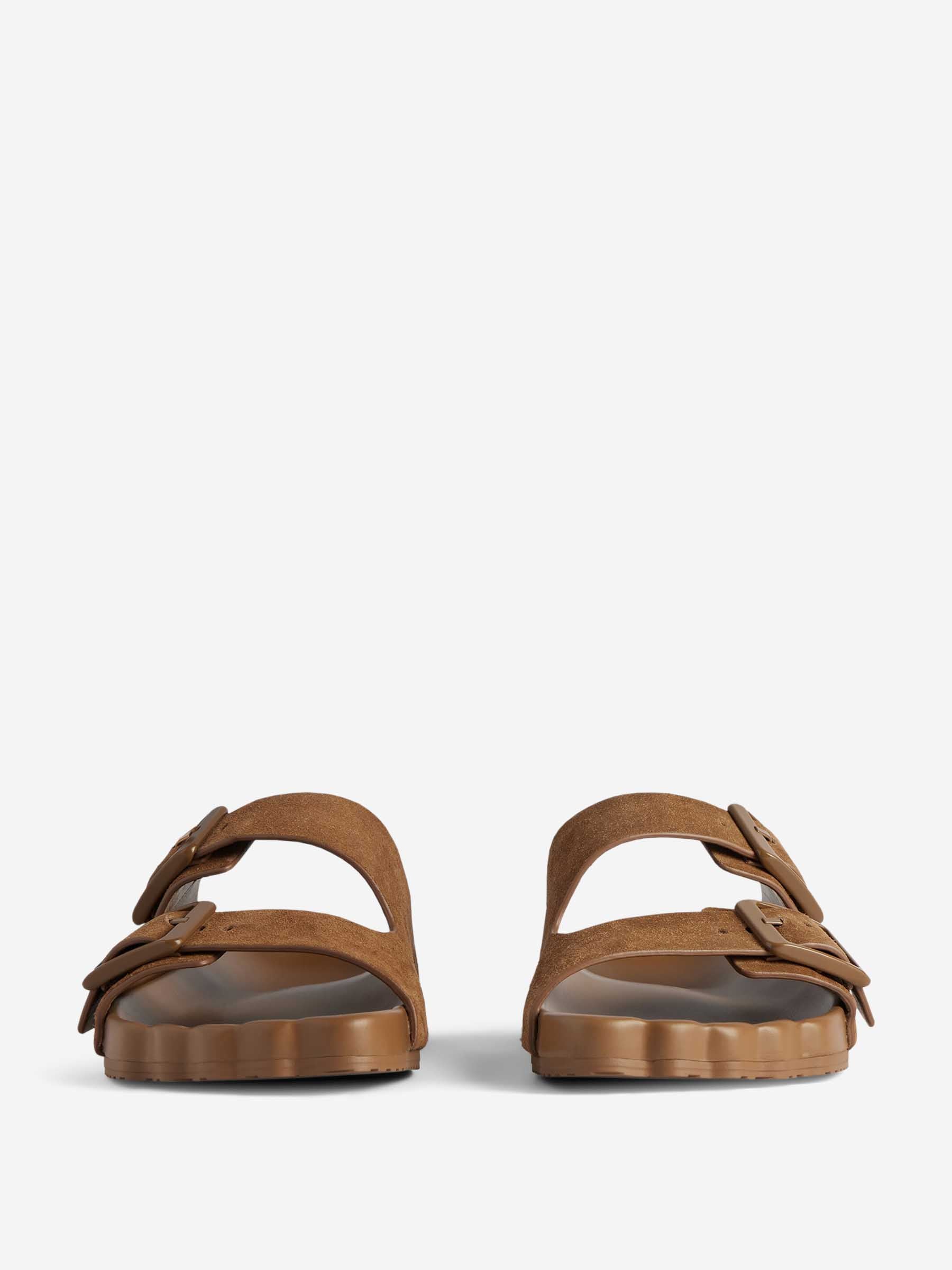 Outlet online Balenciaga Hombre Sandalias Sunday color Caramelo sku 617-000119 01 - Foto 5