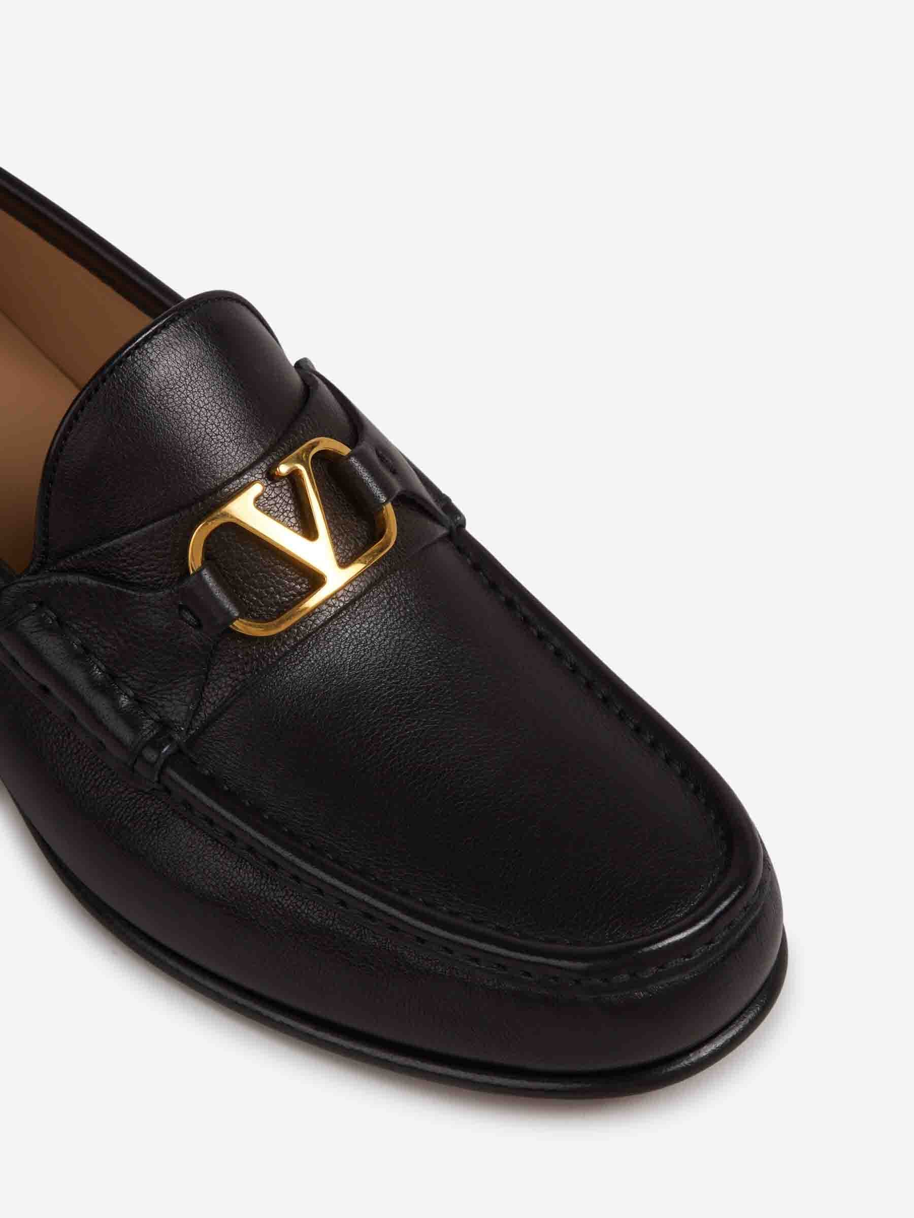 Outlet online Valentino Garavani Hombre Zapatos Loafer Búfalo color Negro sku 618-000006 01 - Foto 5