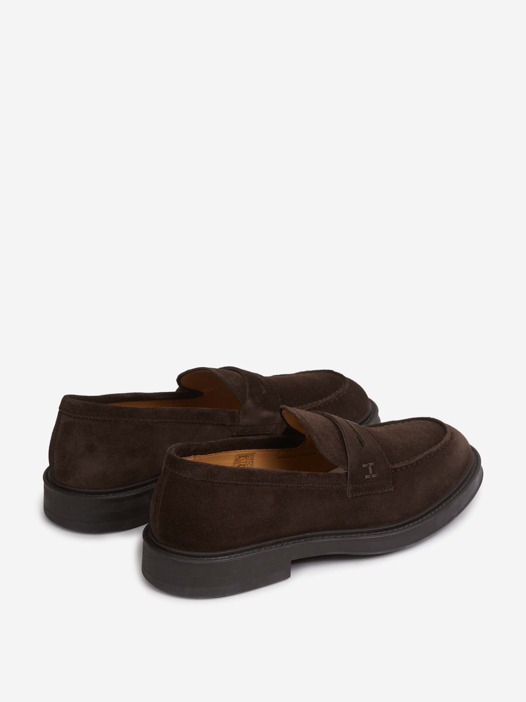 Outlet online Henderson Baracco Hombre Mocasines Piel Ante color Marrón Oscuro sku 618-000012 01 - Foto 3