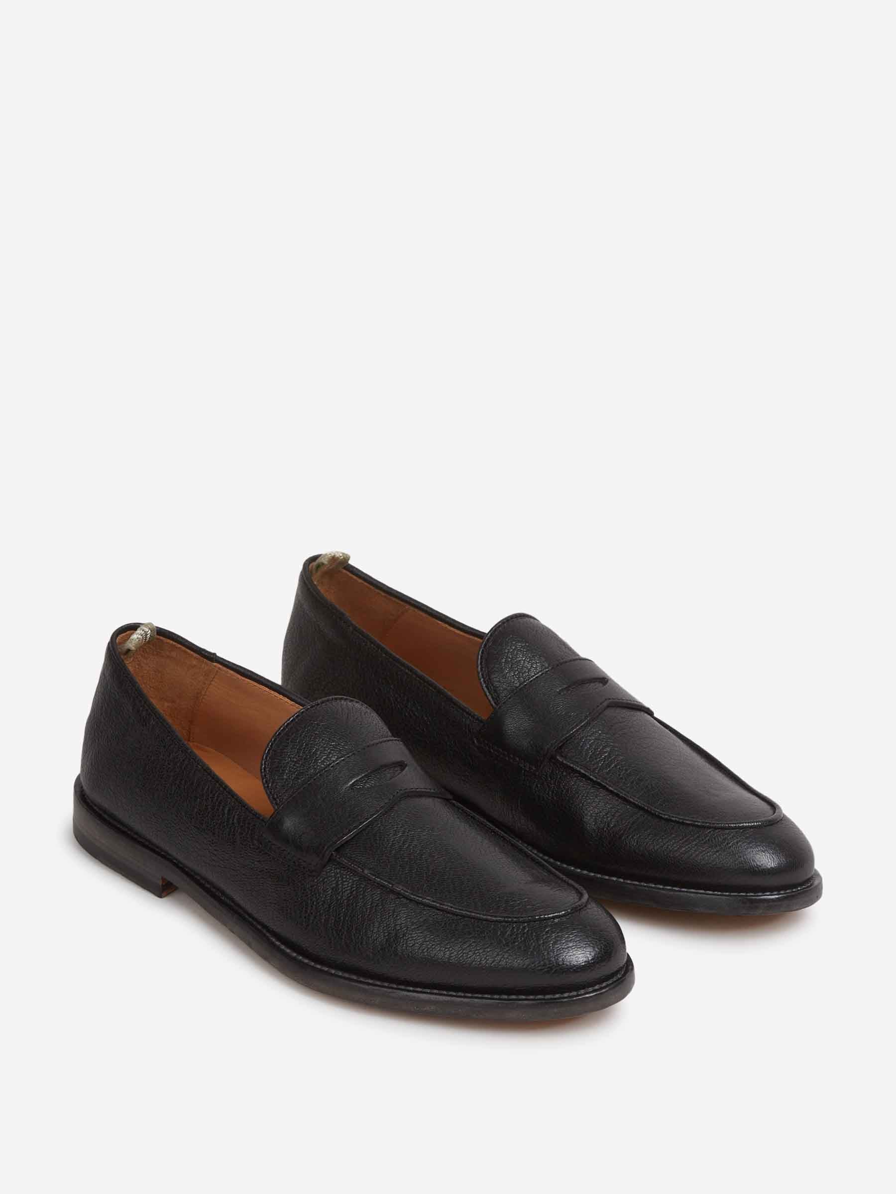 Officine Creative Hombre Barcelona Mocasines Cuero Opera color Negro sku 618-000018 01 - Foto 2