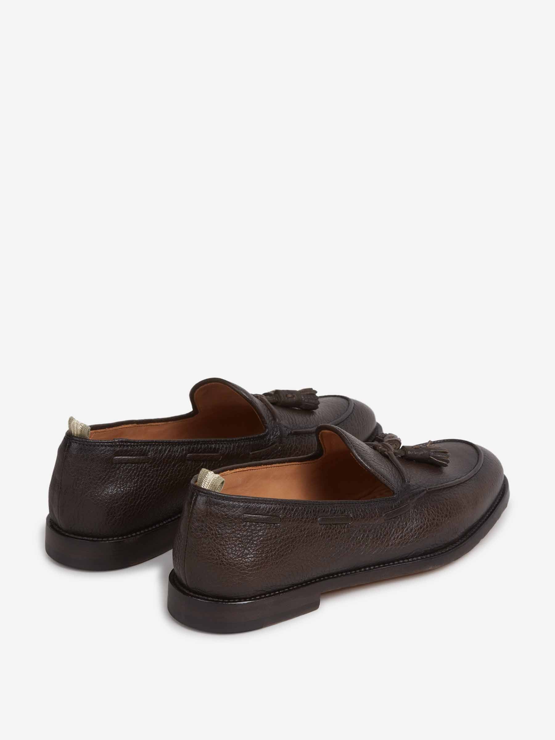 Officine Creative Hombre Barcelona Mocasines Borlas Opera color Marrón Oscuro sku 618-000019 01 - Foto 3
