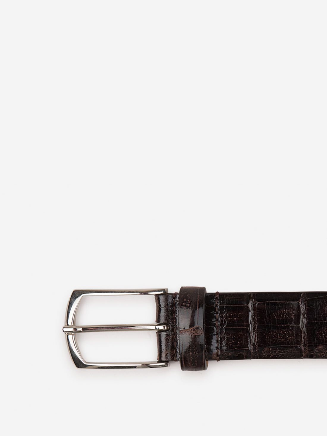 Outlet online Santa Eulalia Hombre Cinturón Piel color Marrón Oscuro sku 622-000816 01 - Foto 2