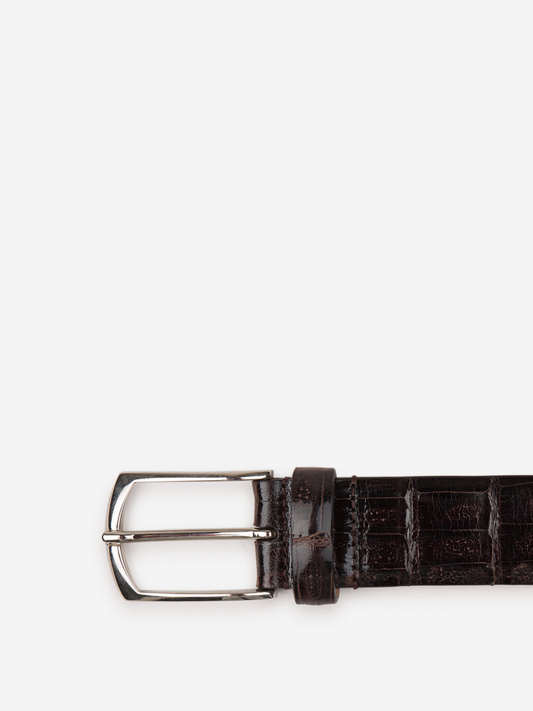 Outlet online Santa Eulalia Hombre Cinturón Piel color Marrón Oscuro sku 622-000816 01 - Foto 2