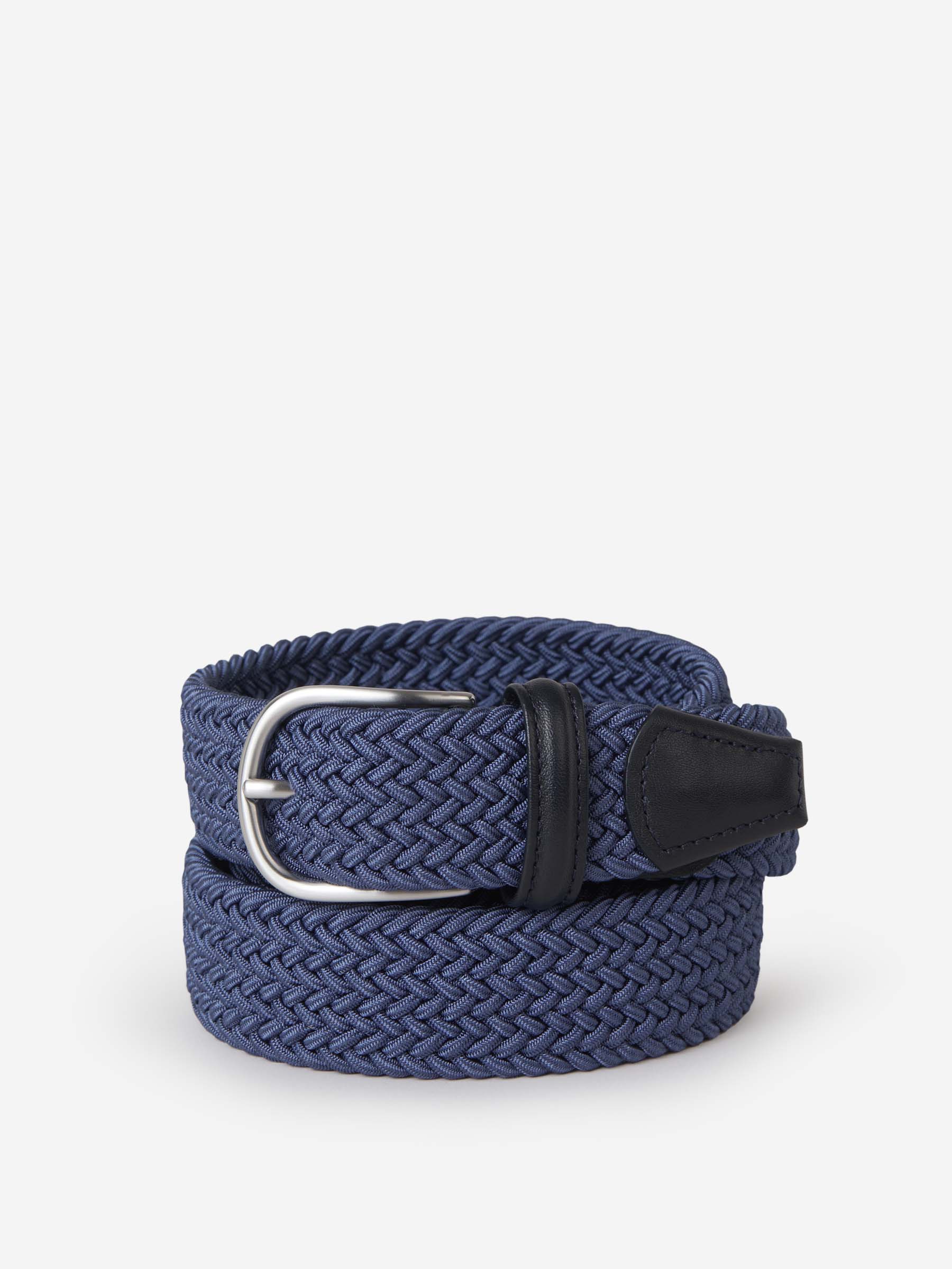Outlet online Santa Eulalia Hombre Cinturón Trenzado color Azul Cobalto sku 622-001168 03 - Foto 6