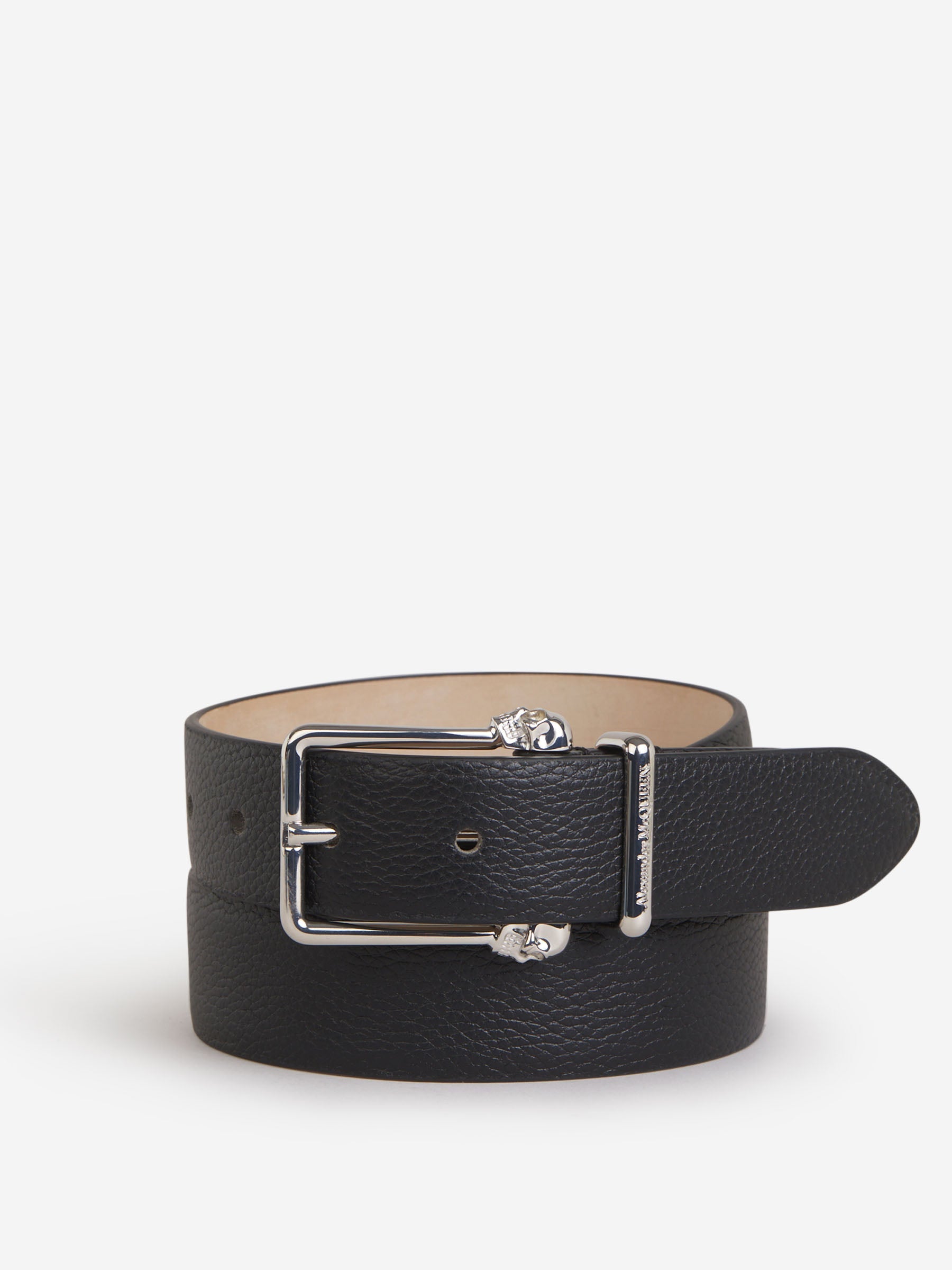 Outlet online McQueen Hombre Cinturón Piel color Negro sku 622-001177 01 - Foto 1