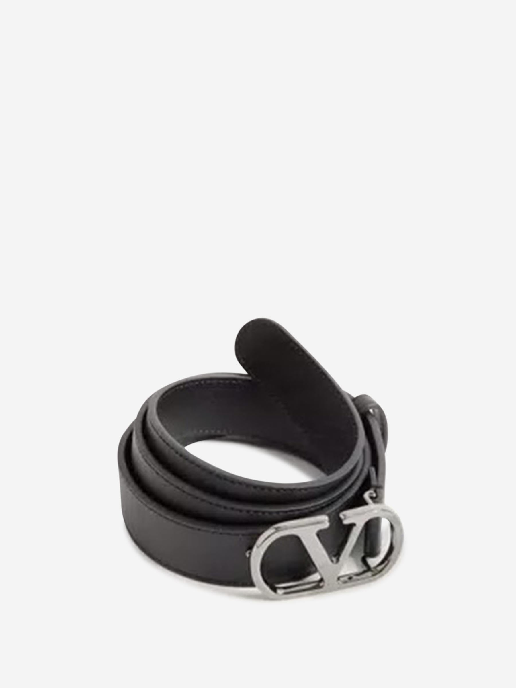 Outlet online Valentino Garavani Hombre Cinturón VLogo Signature color Negro sku 622-001306 01 - Foto 3