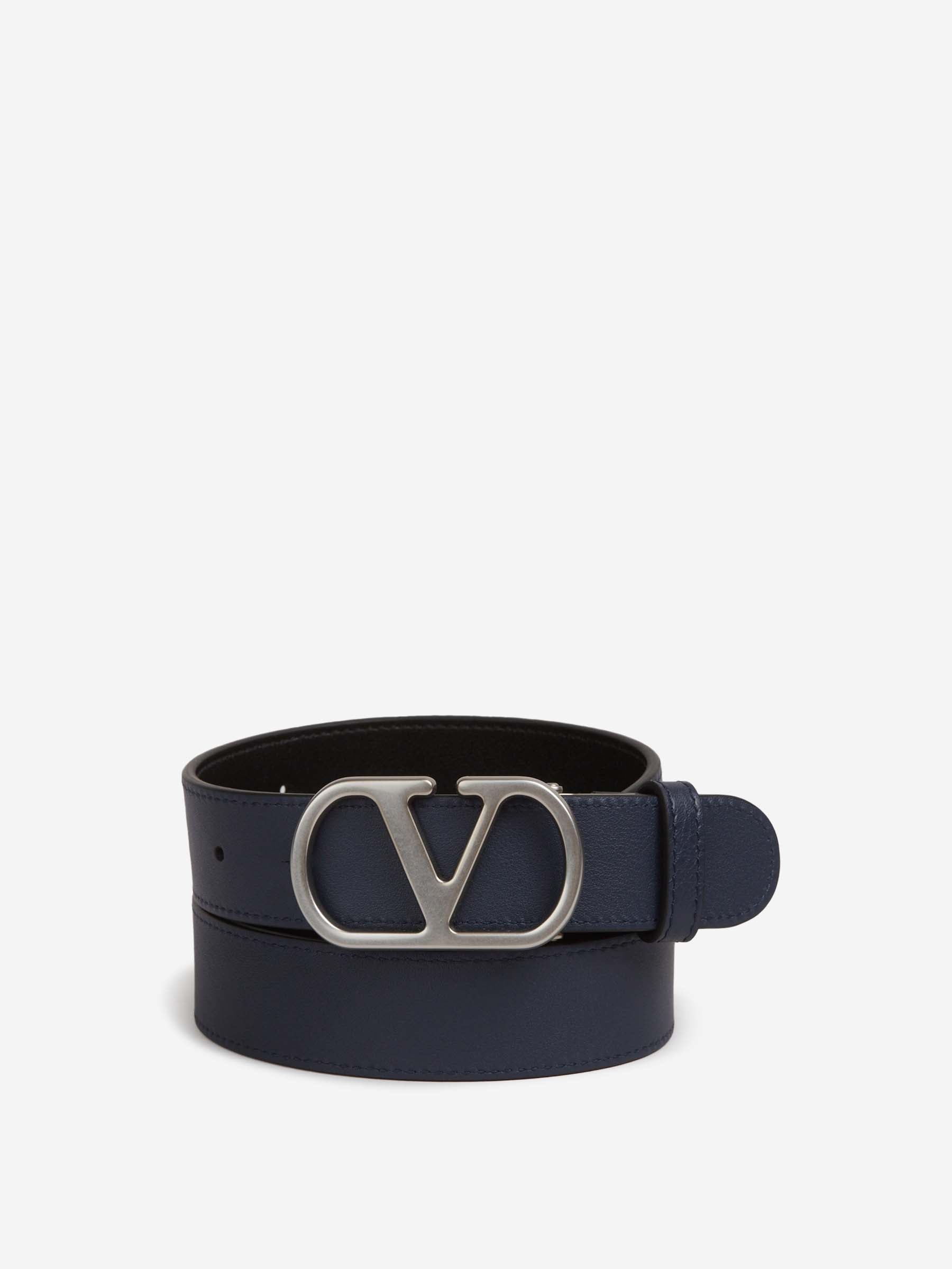 Outlet online Valentino Garavani Hombre Cinturón Cuero VLogo color Negro sku 622-001307 01 - Foto 2
