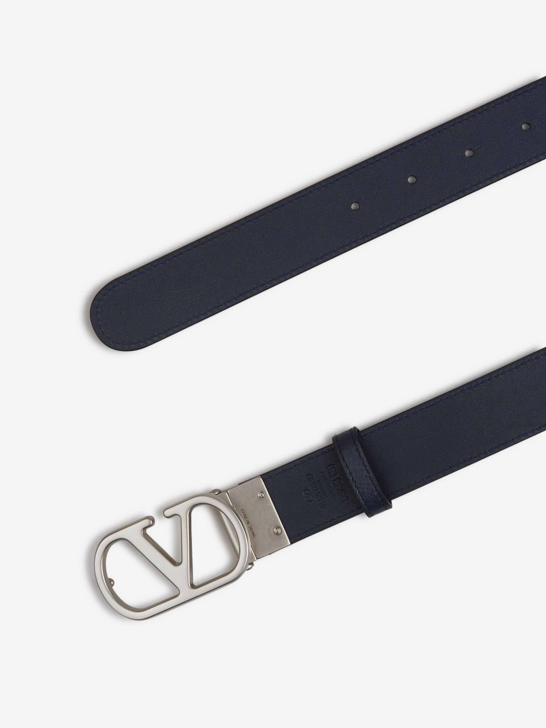 Outlet online Valentino Garavani Hombre Cinturón Cuero VLogo color Negro sku 622-001307 01 - Foto 4