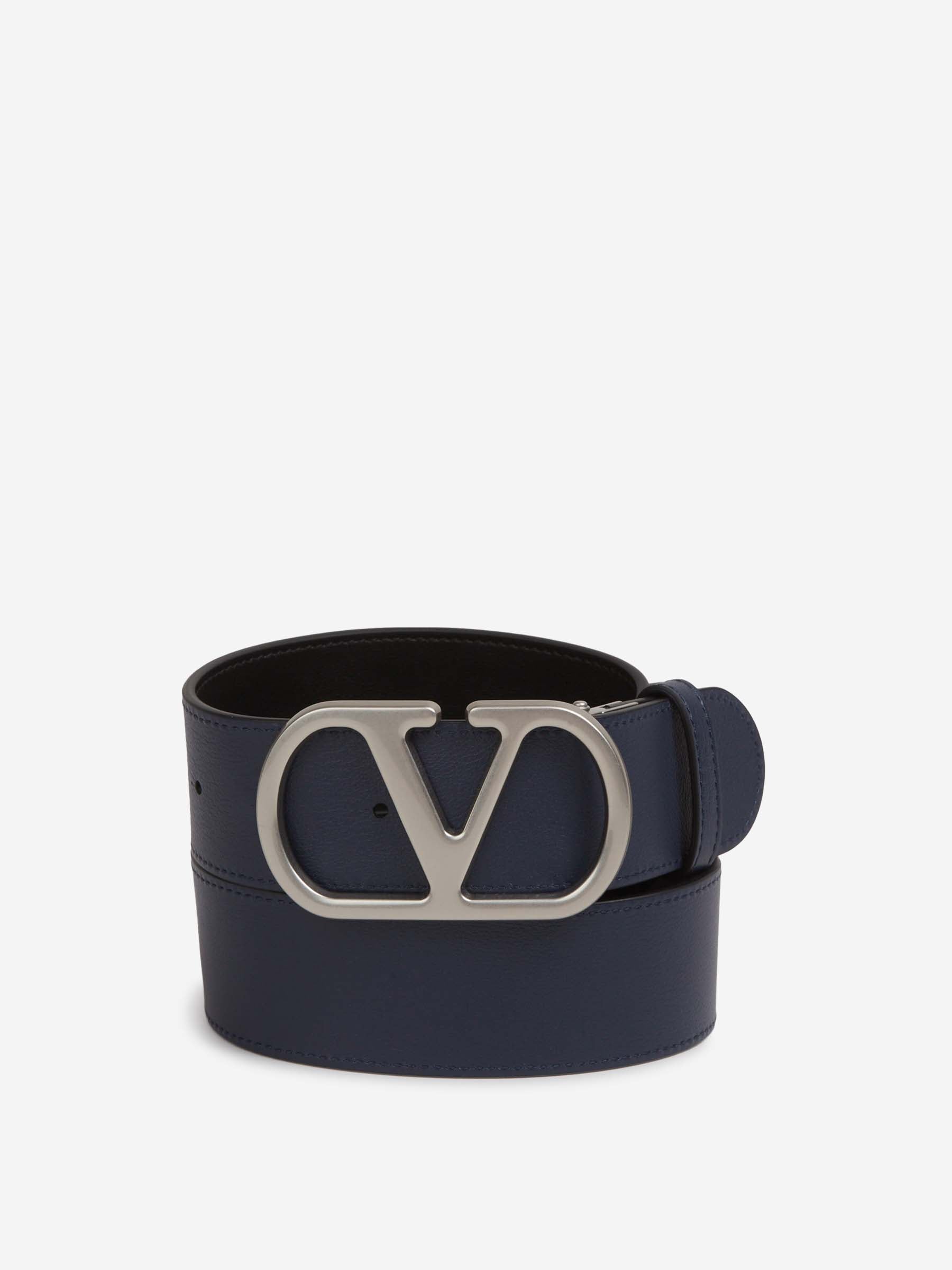 Outlet online Valentino Garavani Hombre Cinturón Cuero VLogo color Negro sku 622-001309 01 - Foto 2