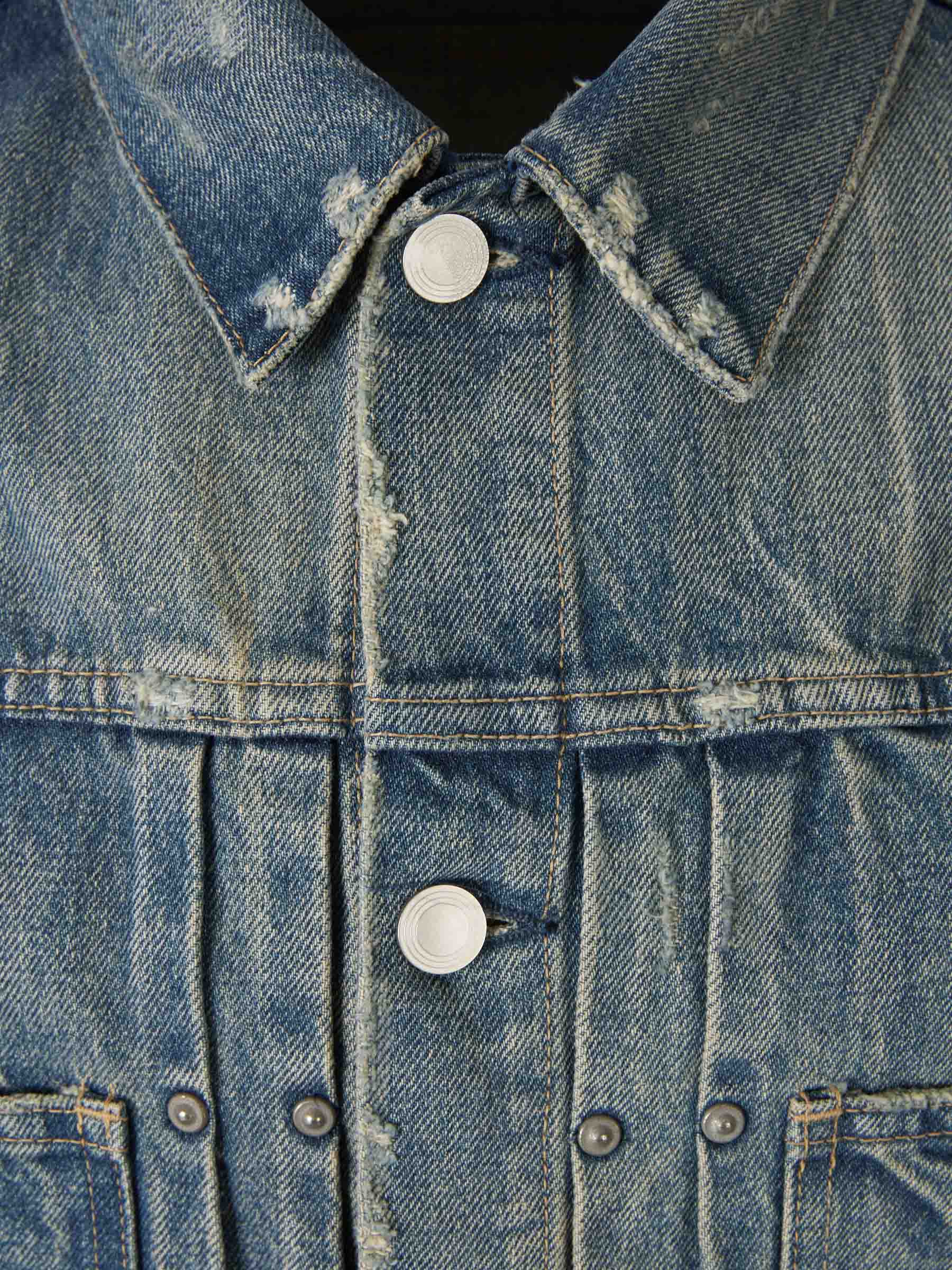 Outlet online John Elliott Hombre Chaqueta Thumper Tipo II color Azul Denim sku 512-002174 01 - Foto 3