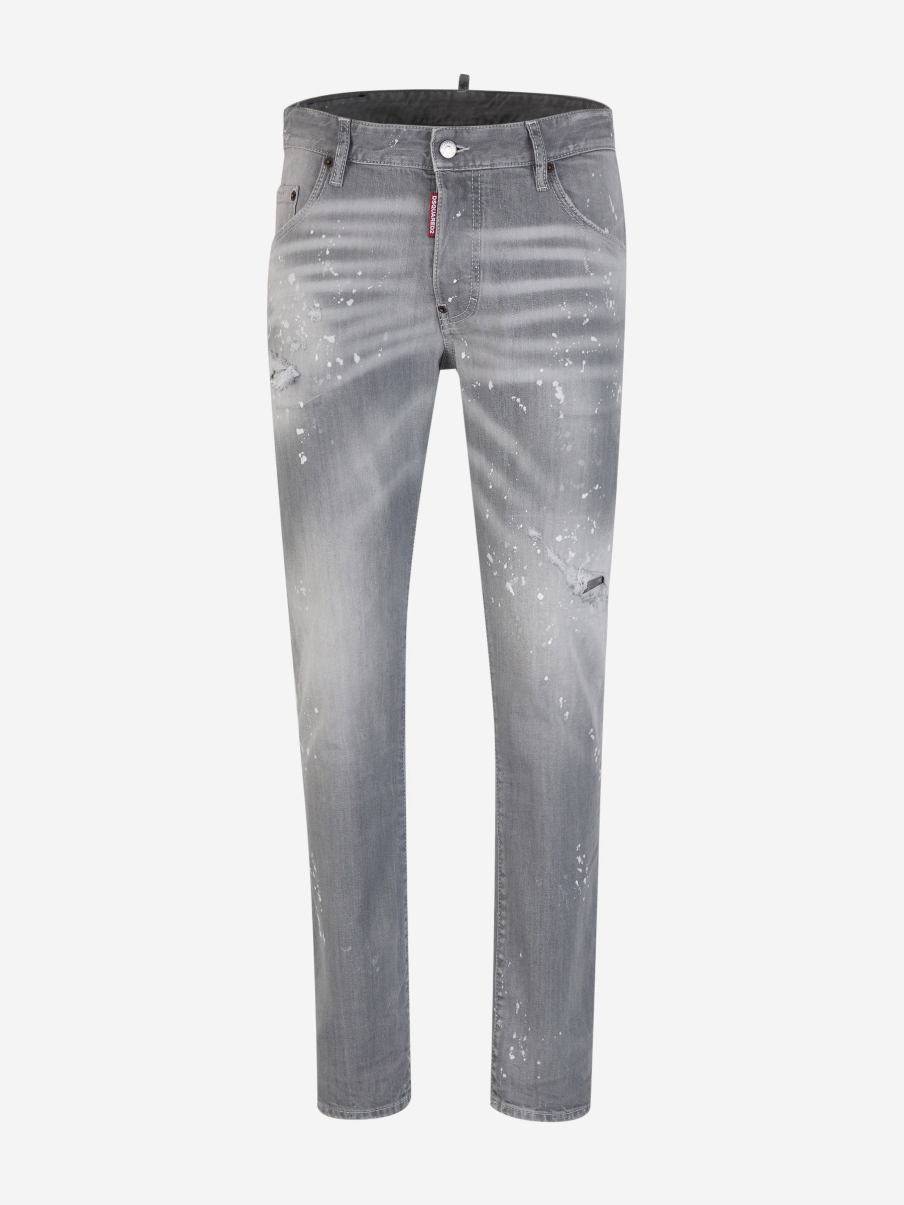 Outlet online Dsquared2 Hombre Jeans Skater Algodón color Gris Claro sku 522-002607 01 - Foto 1