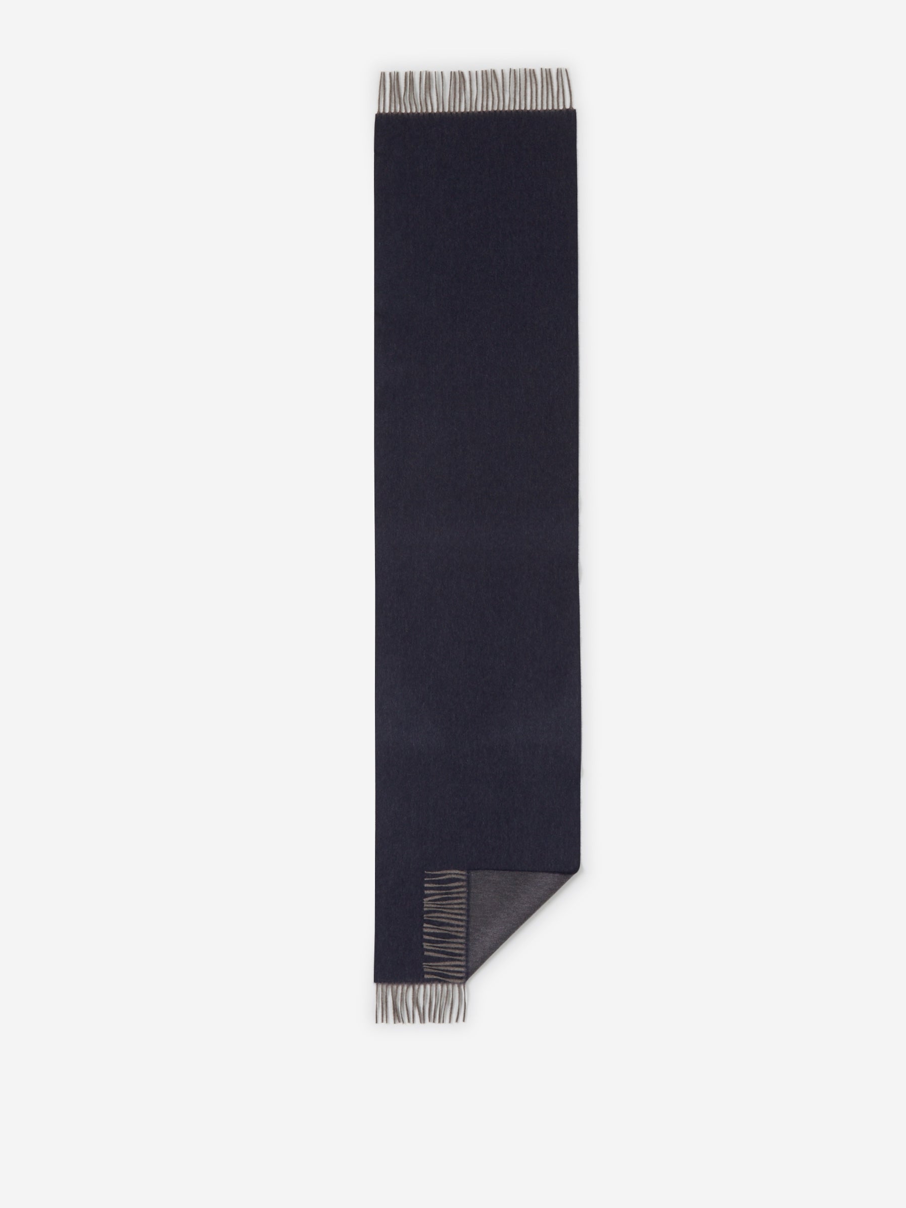 Outlet online Isaia Hombre Bufanda Contraste Cashmere color Rojo sku 630-001155 02 - Foto 2