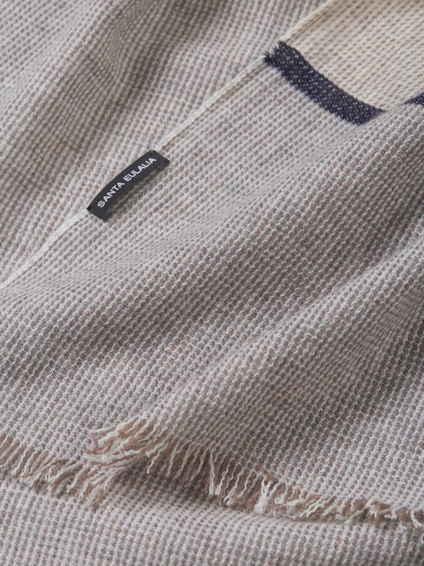 Outlet online Santa Eulalia Hombre Bufanda Ethan Cashmere color Marrón sku 630-001194 01 - Foto 6