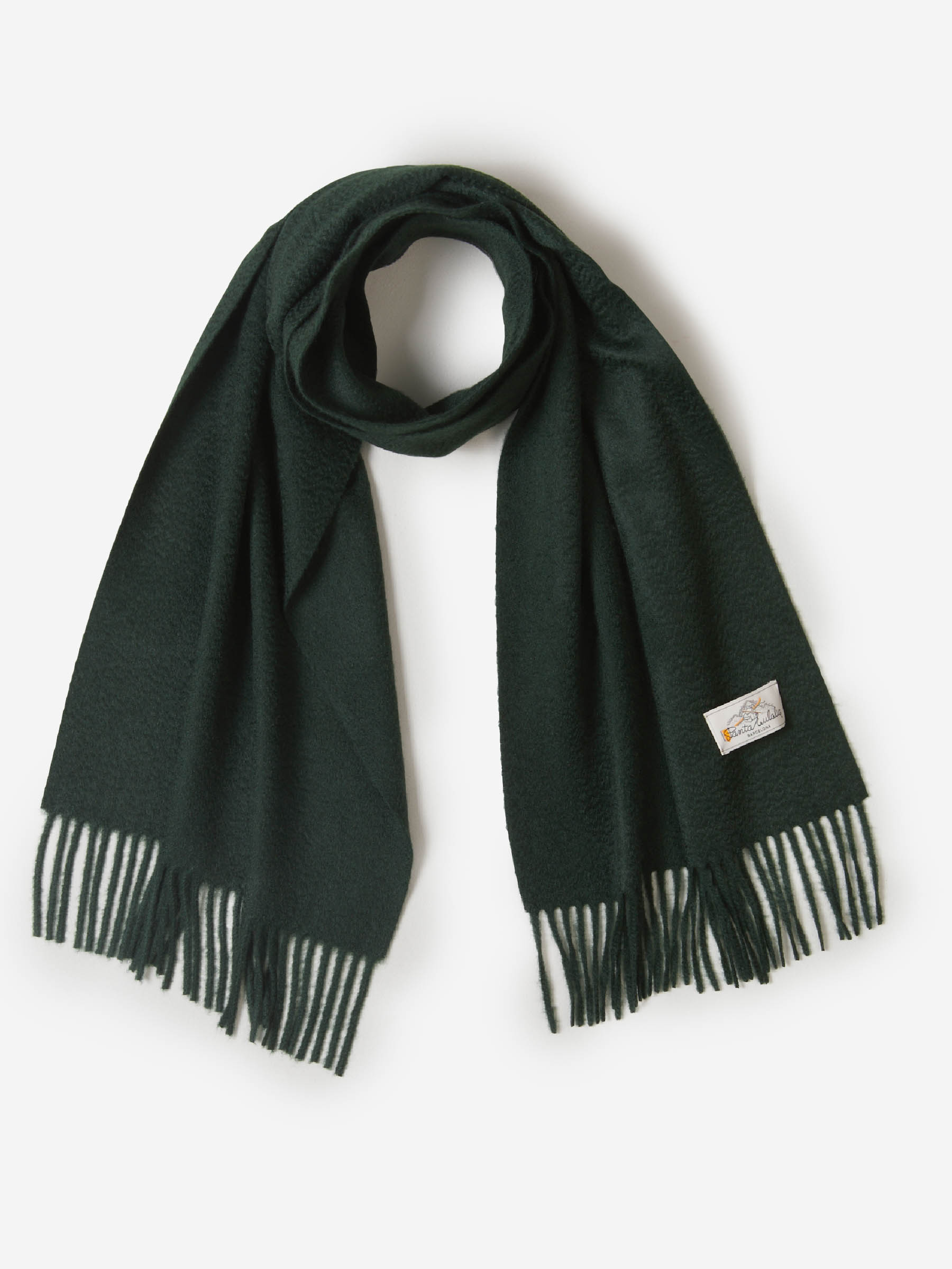 Outlet online Santa Eulalia Hombre Bufanda Lisa Cashmere color Burdeos sku 630-001246 03 - Foto 7