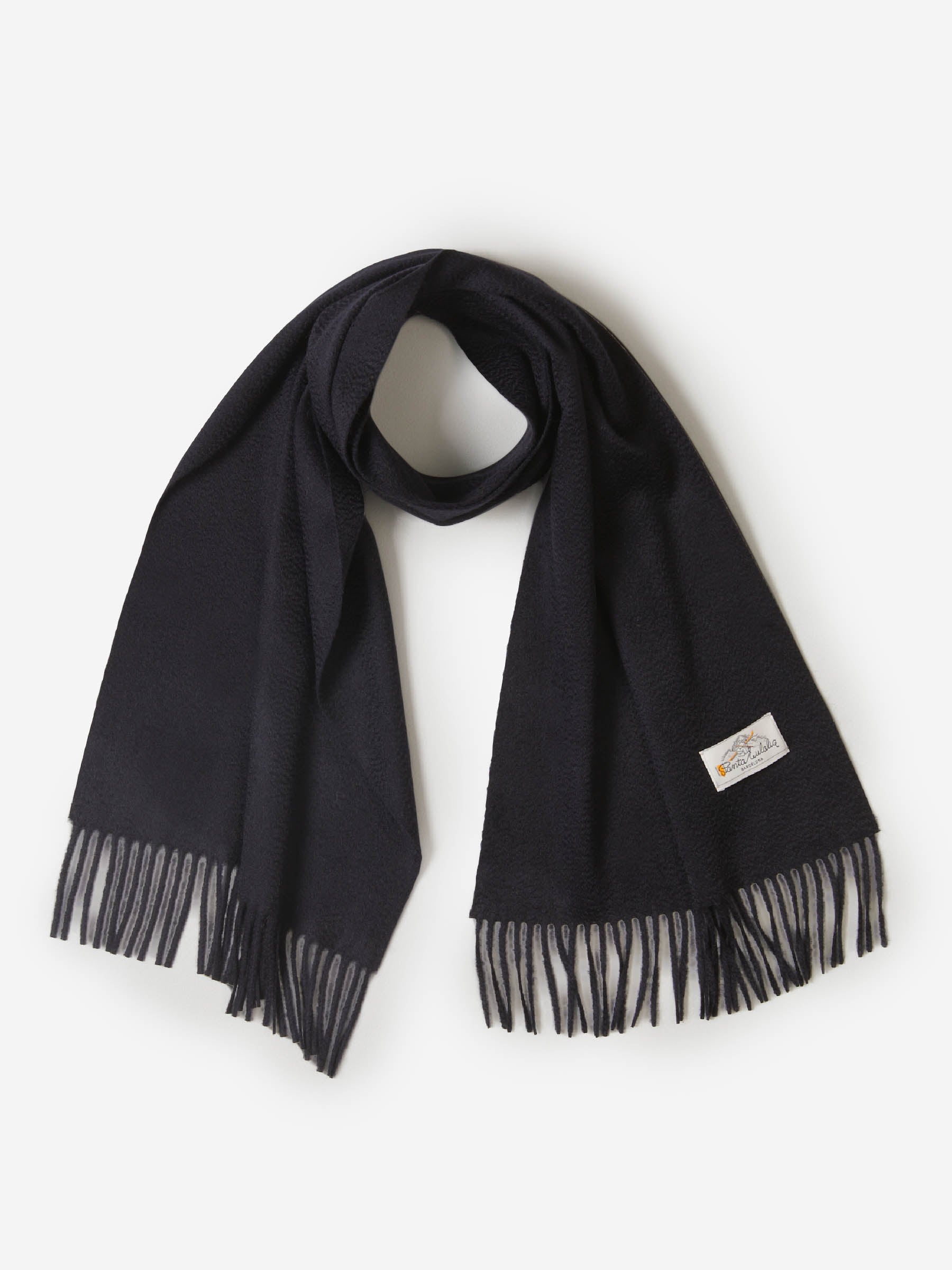 Outlet online Santa Eulalia Hombre Bufanda Lisa Cashmere color Burdeos sku 630-001246 03 - Foto 1