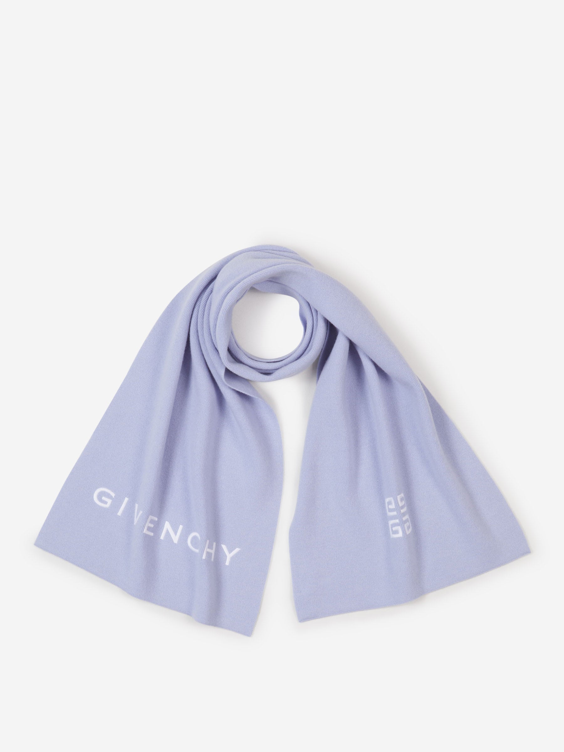 Outlet online Givenchy Hombre Bufanda Lana Y Cashmere color Azul Cielo sku 630-001386 03 - Foto 7