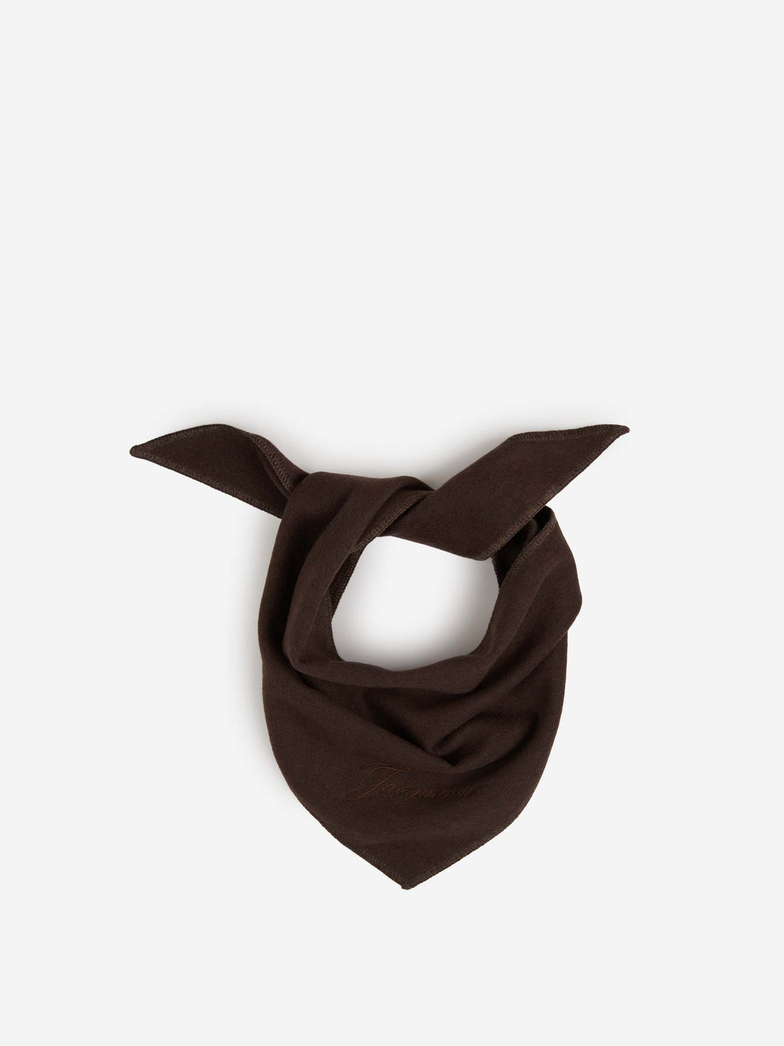Jacquemus Hombre Barcelona Bandana Cachemiro color Marrón Oscuro sku 630-001473 01 - Foto 2