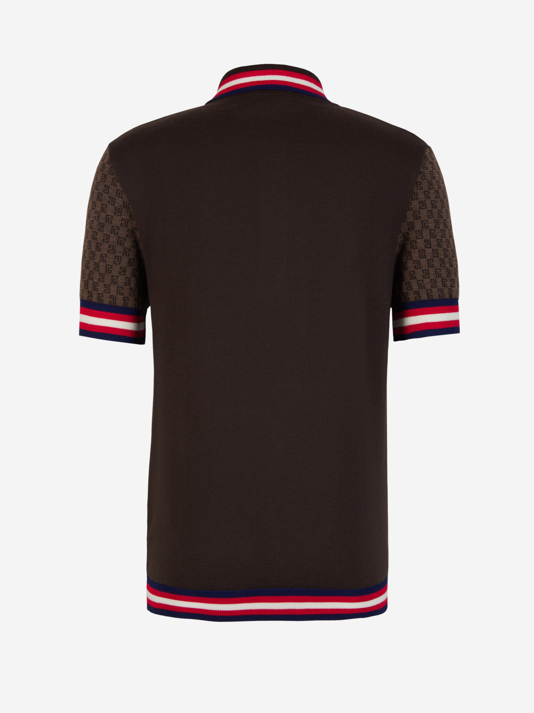 Outlet online Balmain Hombre Polo Monograma Lana color Marrón sku 552-001388 00 - Foto 2