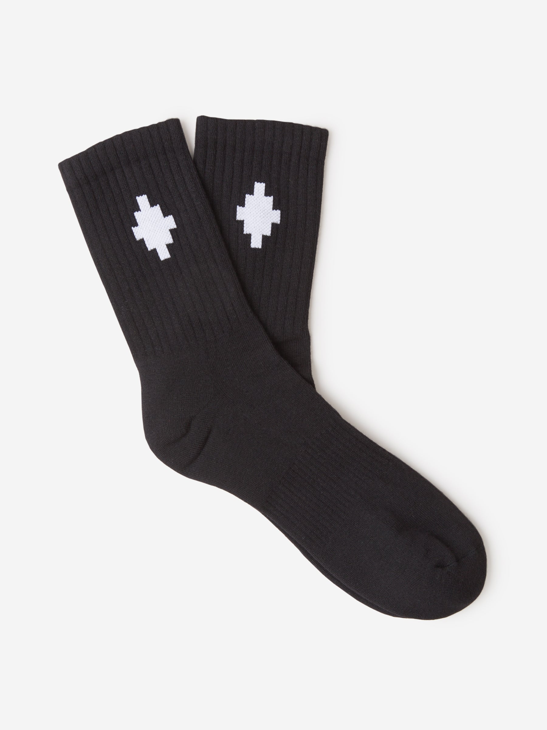 Outlet online Marcelo Burlon Hombre Calcetines Cortos Cross color Negro sku 641-000178 02 - Foto 4