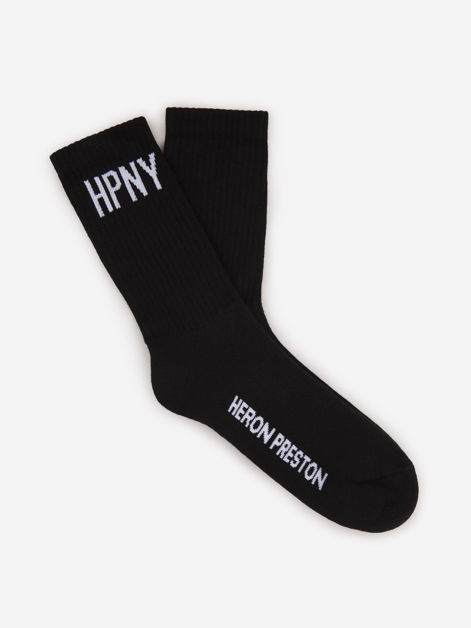 Outlet online Heron Preston Hombre Calcetines Canalé Algodón color Negro sku 641-000191 02 - Foto 3