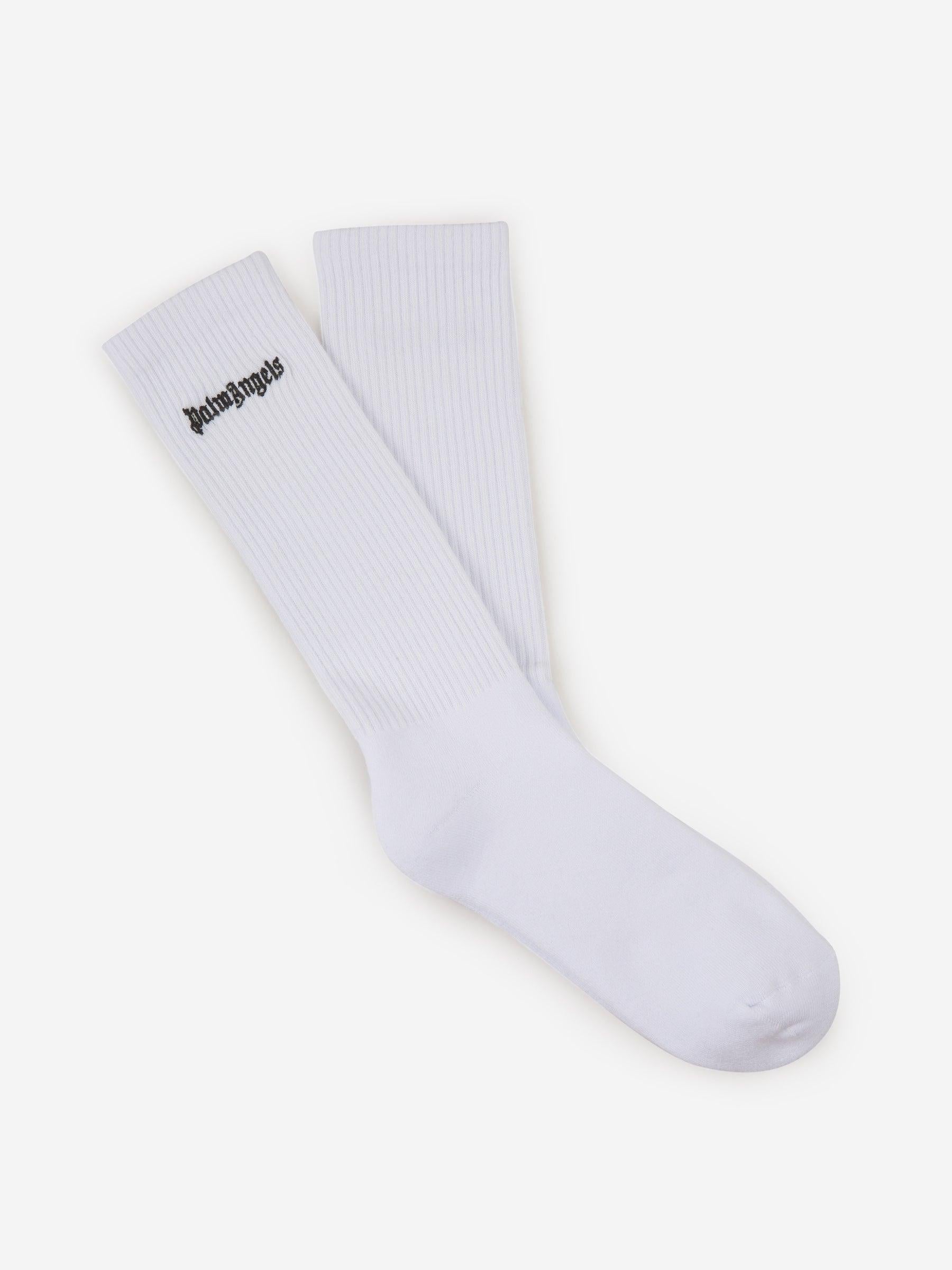 Palm Angels Calcetines Logo Canalé color Negro sku 642-000447 02 - Foto 1