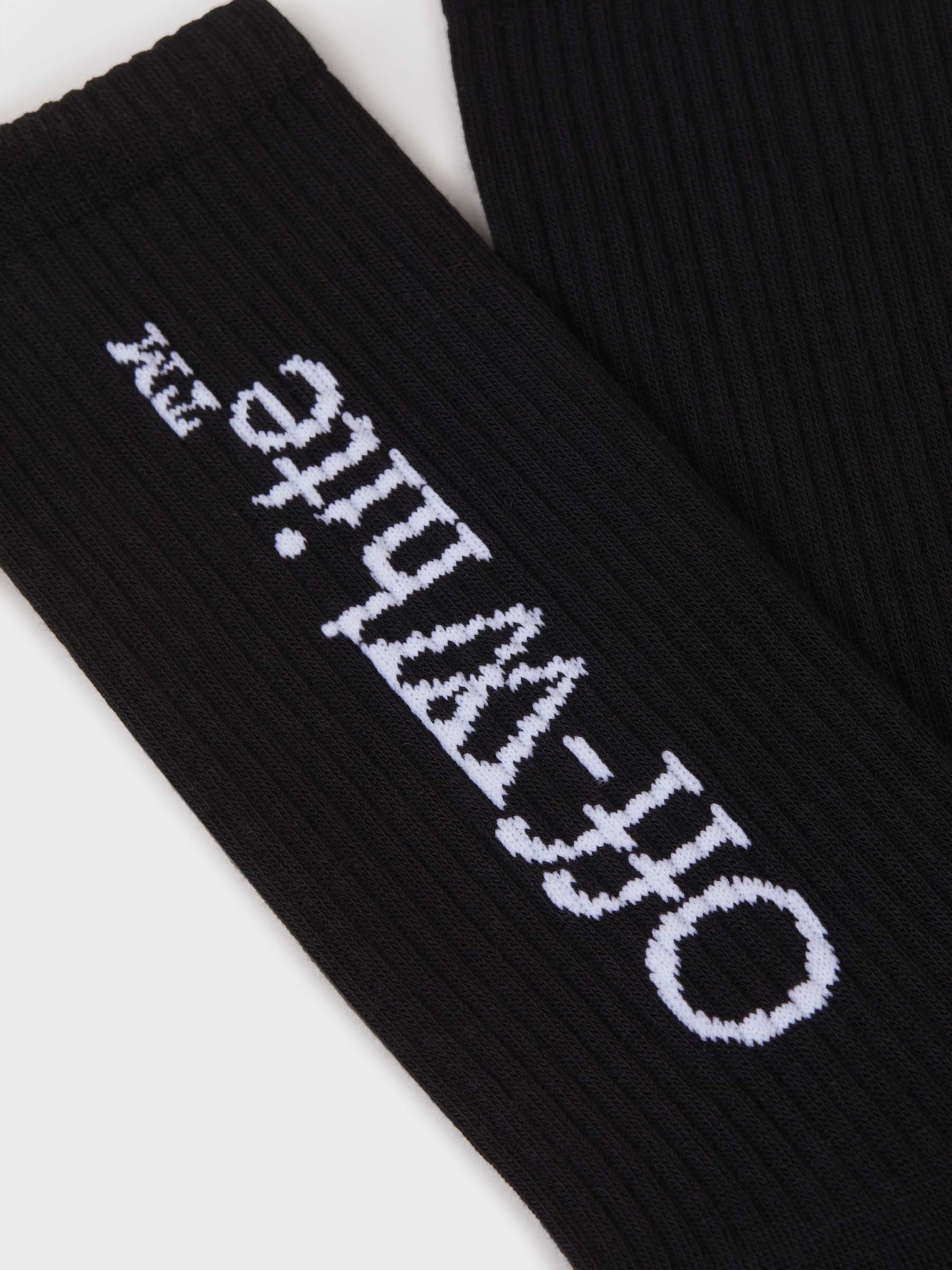 Outlet online Off-White Hombre Calcetines Jacquard Logo color Gris Oscuro sku 642-000452 02 - Foto 6