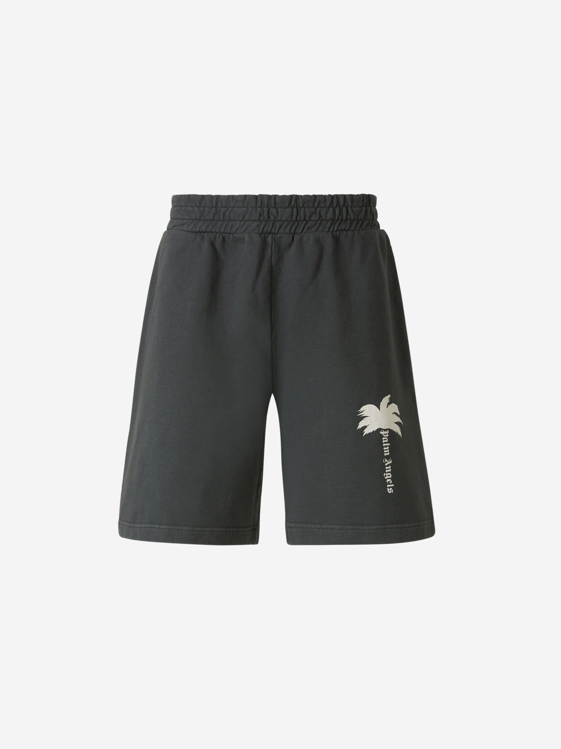 Outlet online Palm Angels Hombre Bermudas Algodón Logo color Gris Antracita sku 523-000941 01 - Foto 1