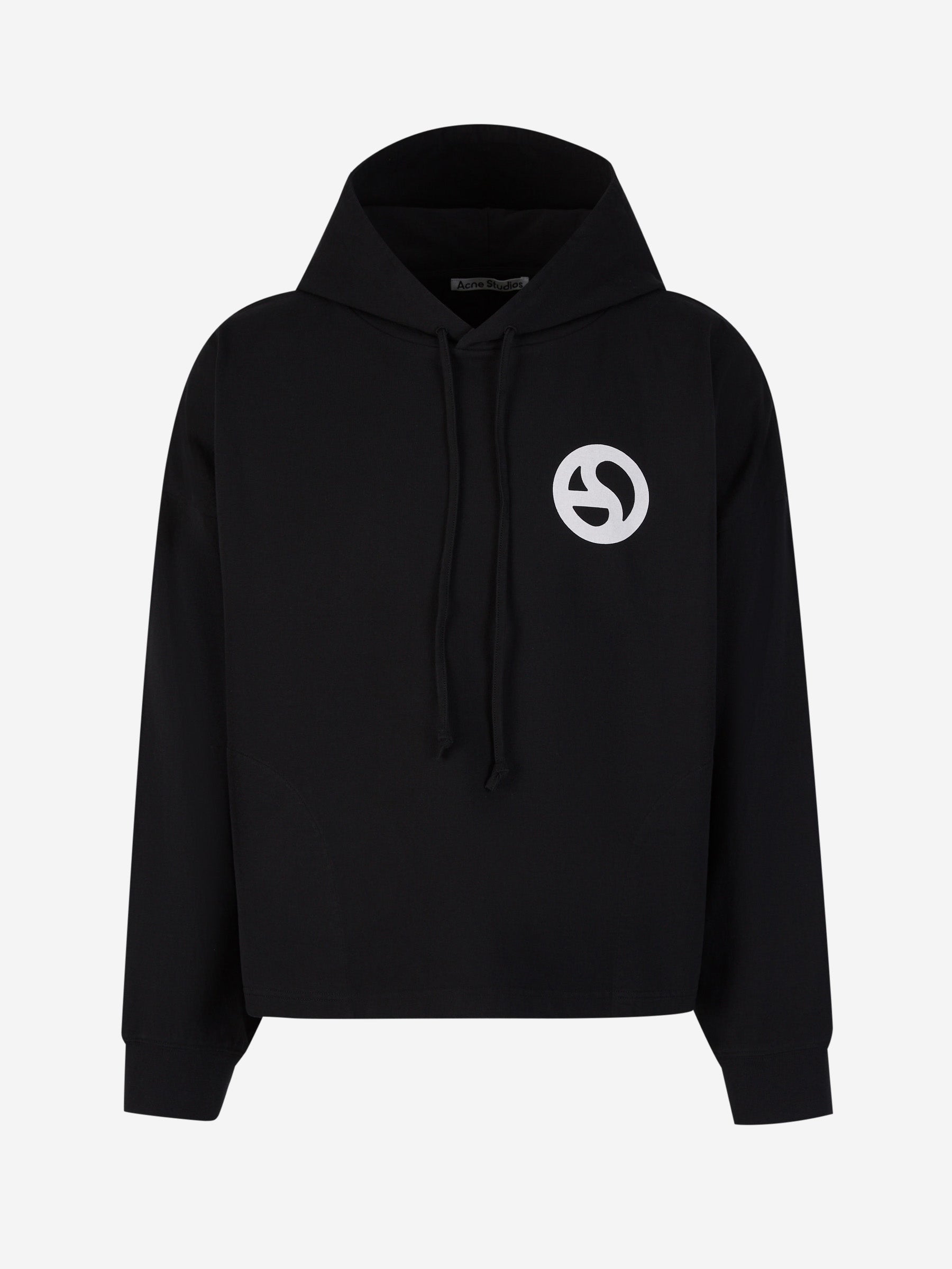 Outlet online Acne Studios Hombre Sudadera Estampada Capucha color Negro sku 545-001525 01 - Foto 1