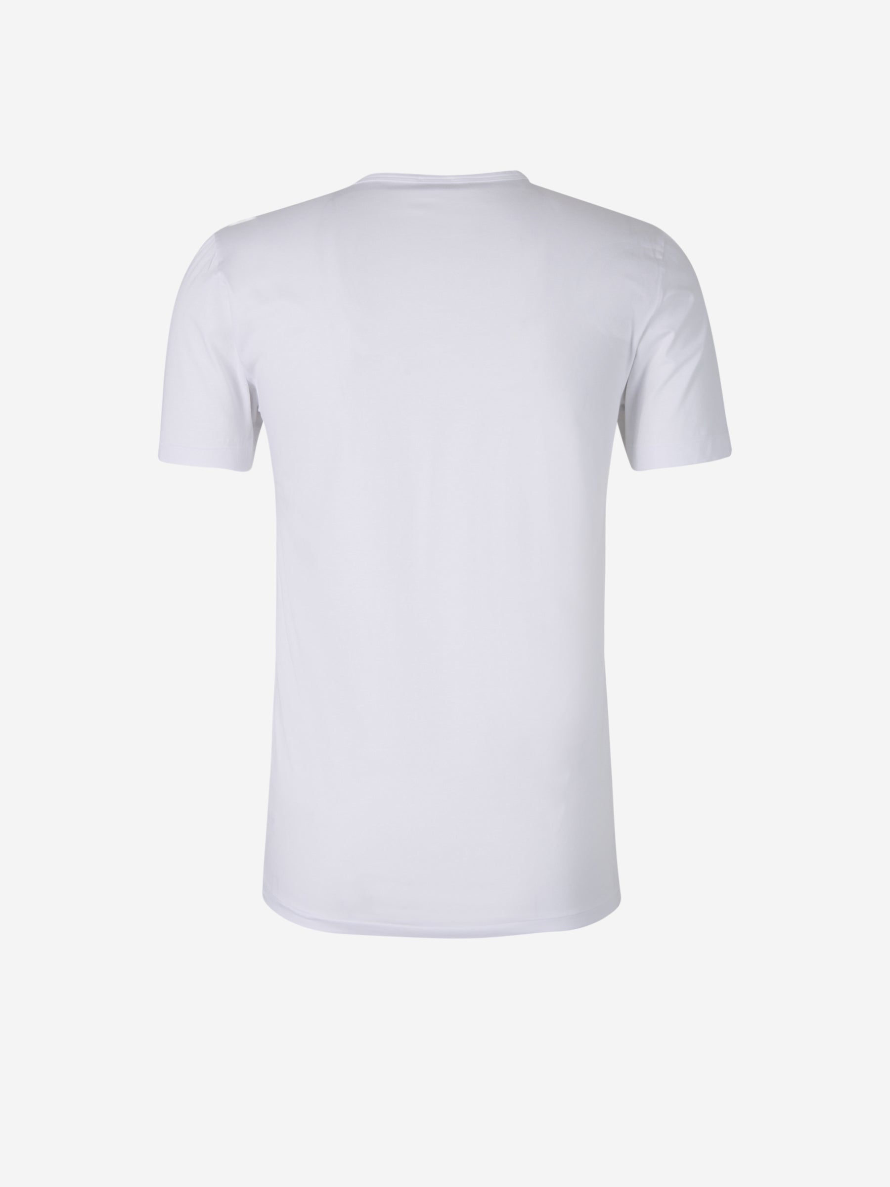 Outlet online Zimmerli Hombre Camiseta Cuello Pico color Blanco sku 653-000060 01 - Foto 2