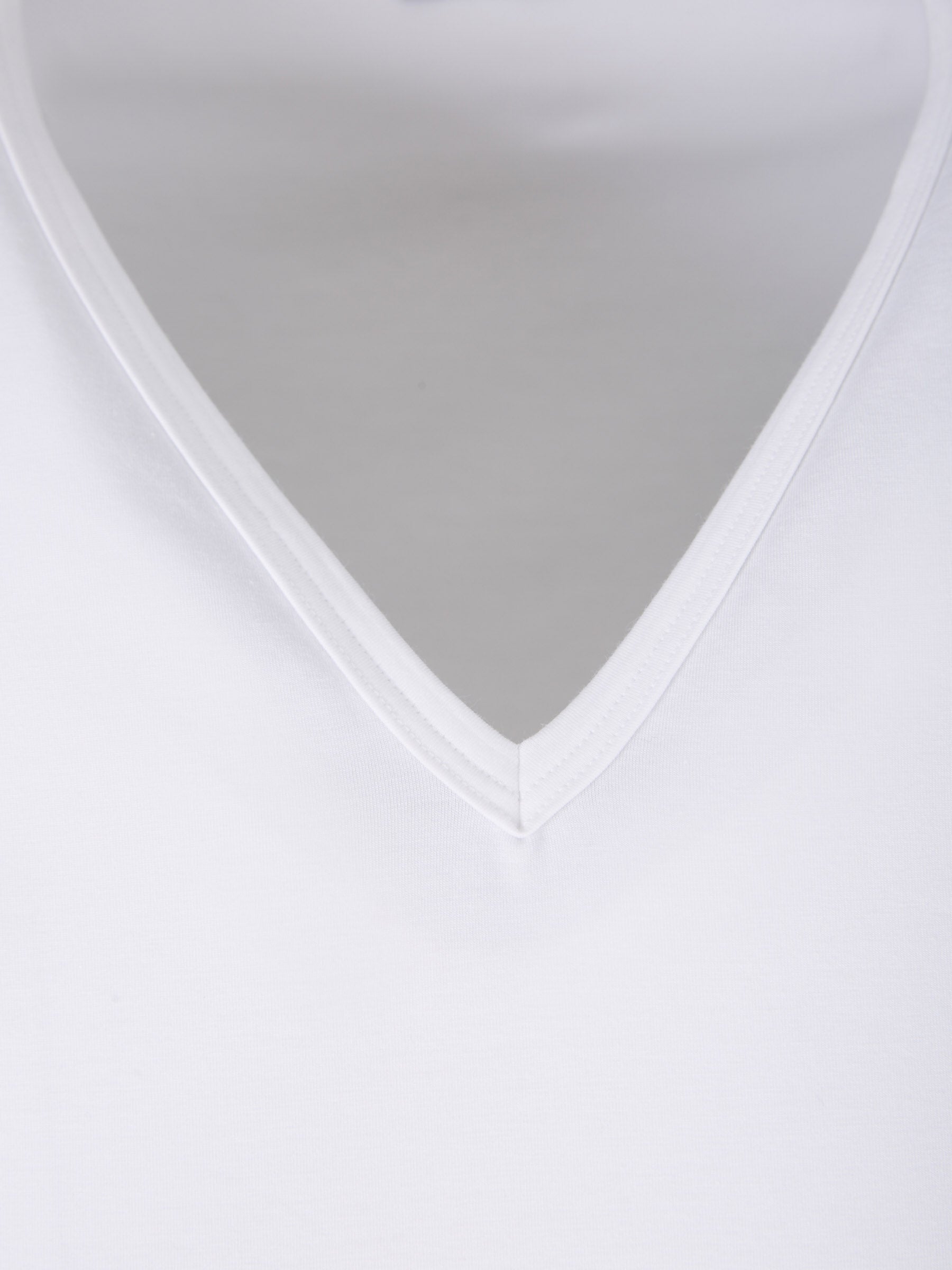 Outlet online Zimmerli Hombre Camiseta Cuello Pico color Blanco sku 653-000060 01 - Foto 3