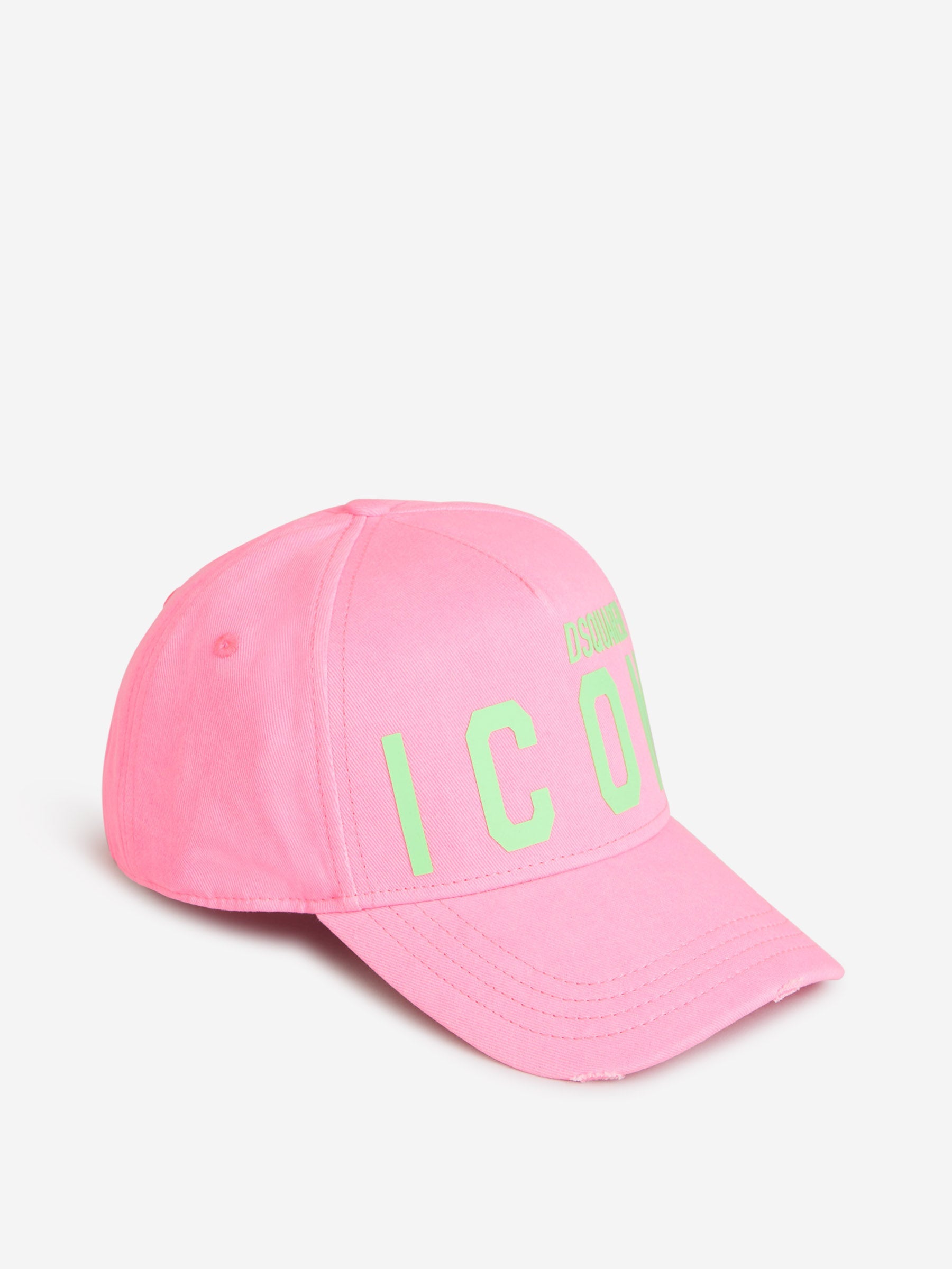 Outlet online Dsquared2 Hombre Gorra Icon Algodón color Rosa Neón sku 695-001430 01 - Foto 1