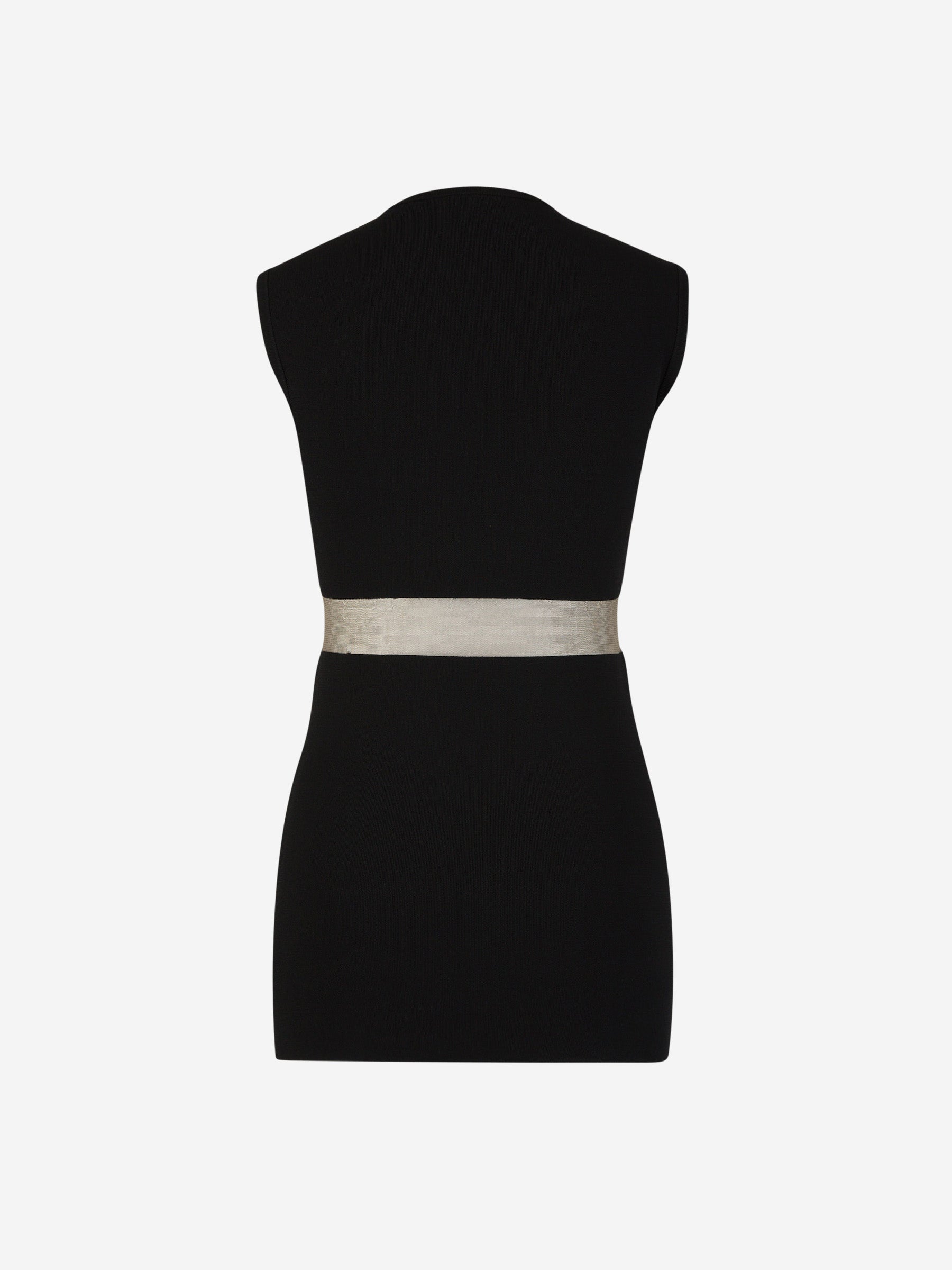 Outlet online TOTEME Mujer Top Largo Transparencia color Negro sku 703-002121 01 - Foto 2