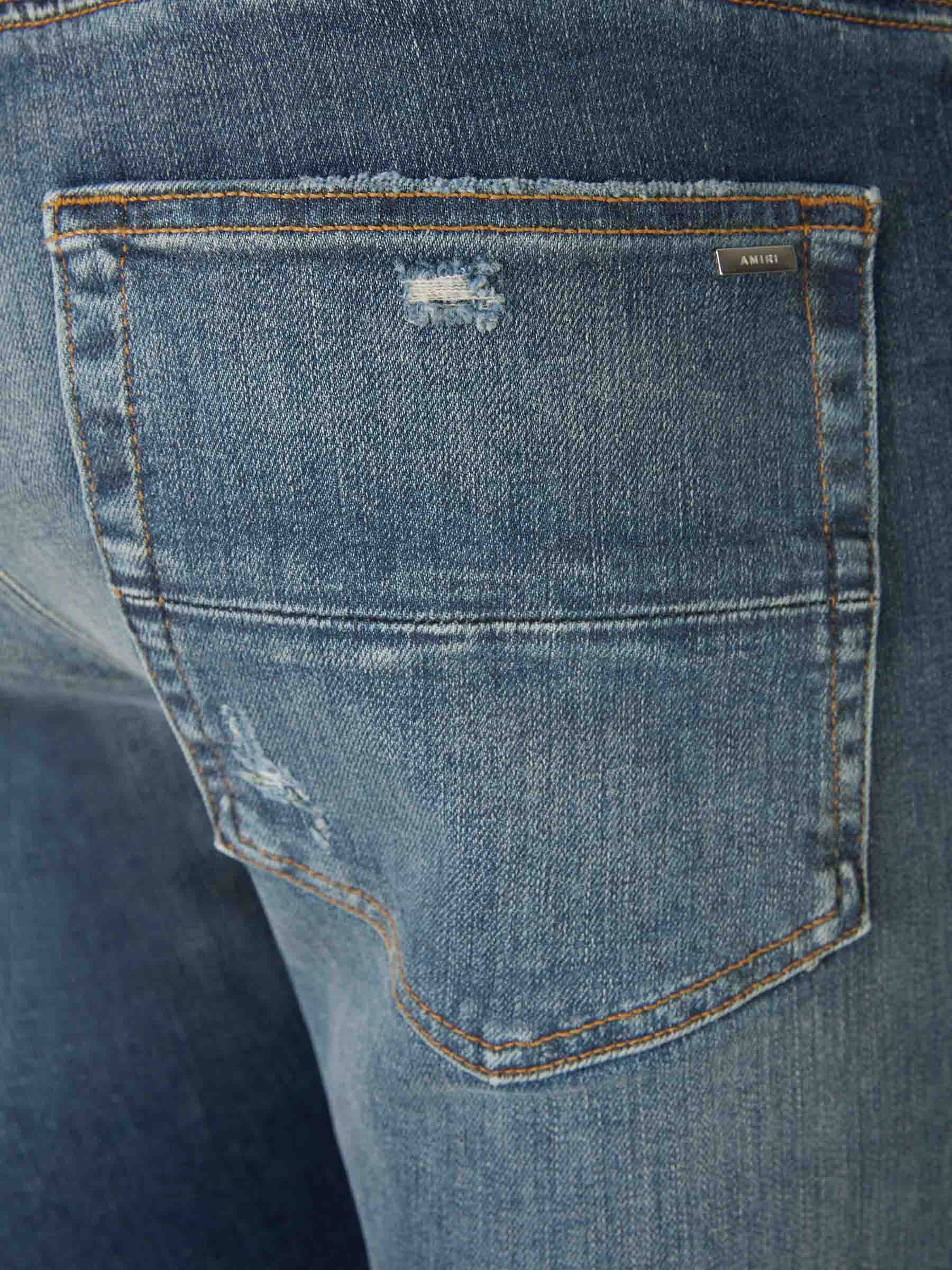 Outlet online Amiri Hombre Jeans Recto Algodón color Azul Denim sku 522-002583 01 - Foto 4