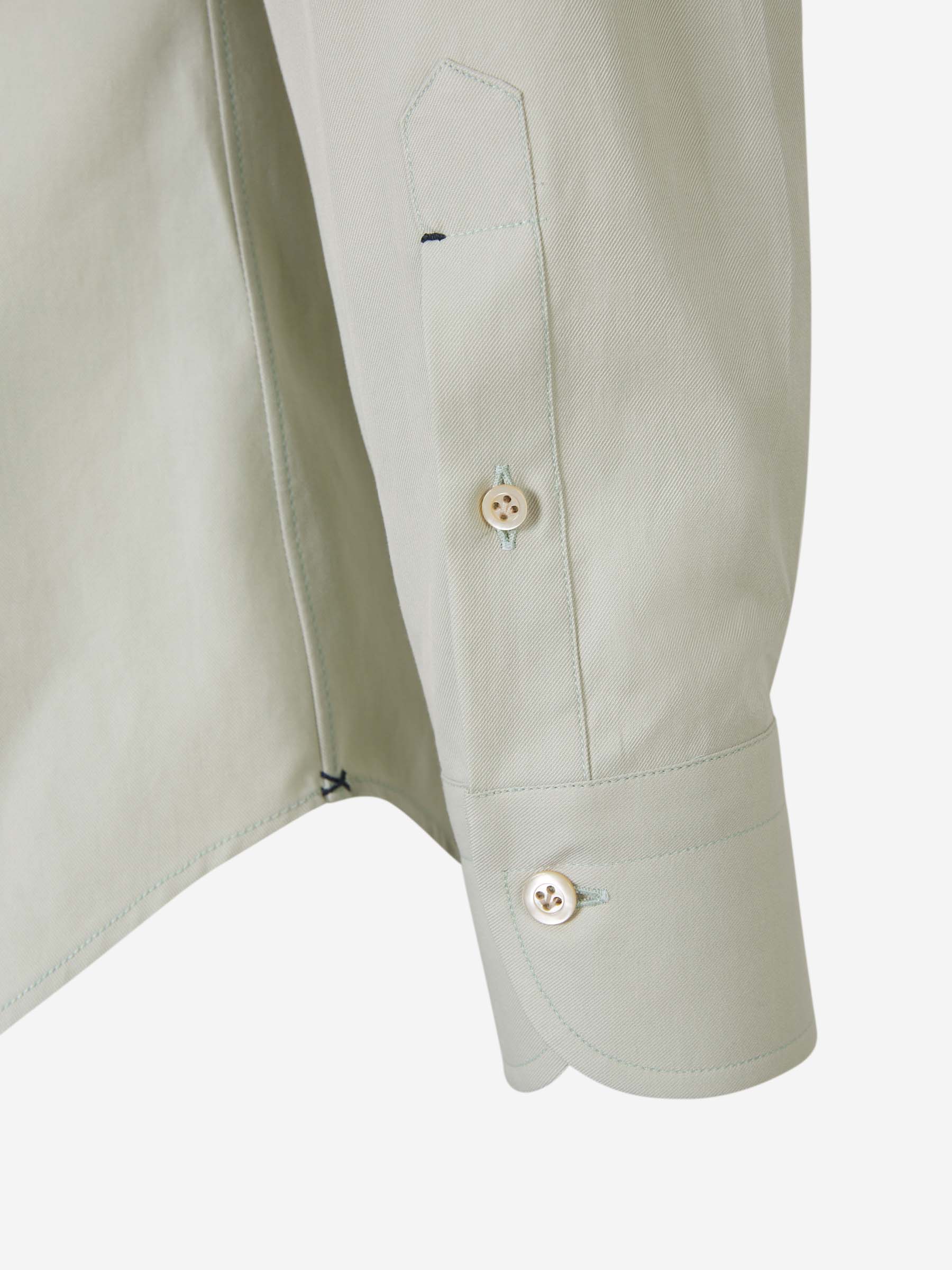 Outlet online Santa Eulalia Hombre Camisa Bolsillos Algodón color Verde Menta sku 531-006238 01 - Foto 4