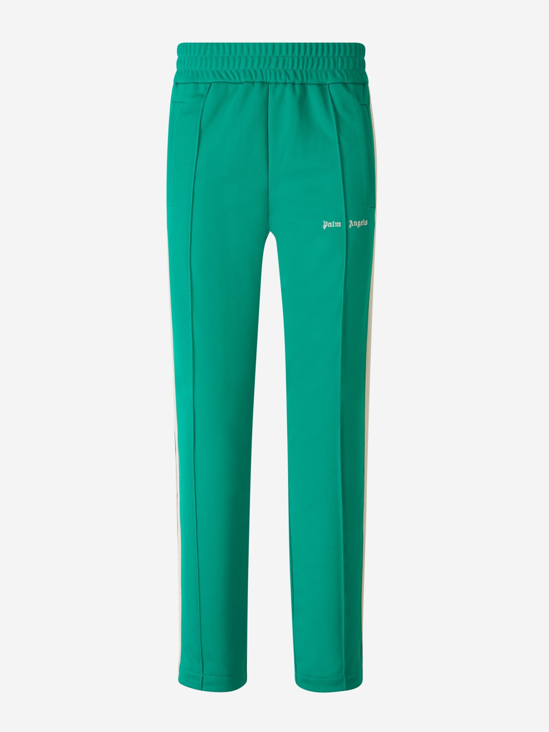 Outlet online Palm Angels Hombre Joggers Franja Contraste color Verde Oscuro sku 521-002998 03 - Foto 1