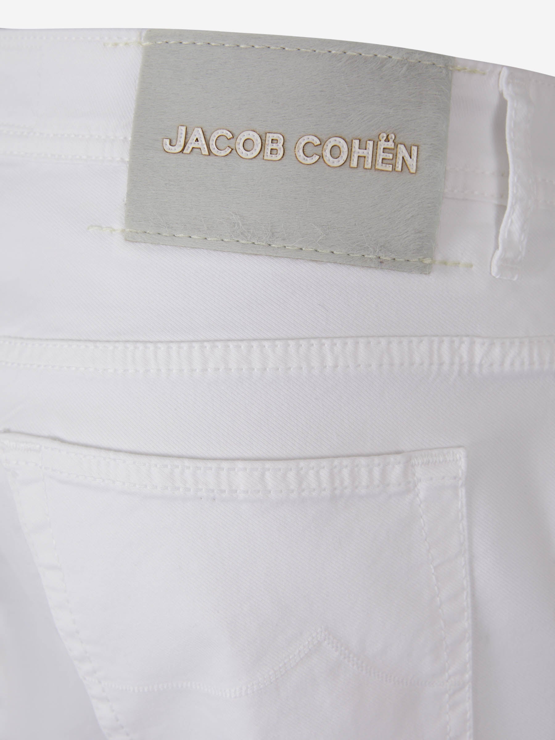 Outlet online Jacob Cohën Hombre Bermudas Lou Algodón color Blanco sku 523-000811 05 - Foto 5